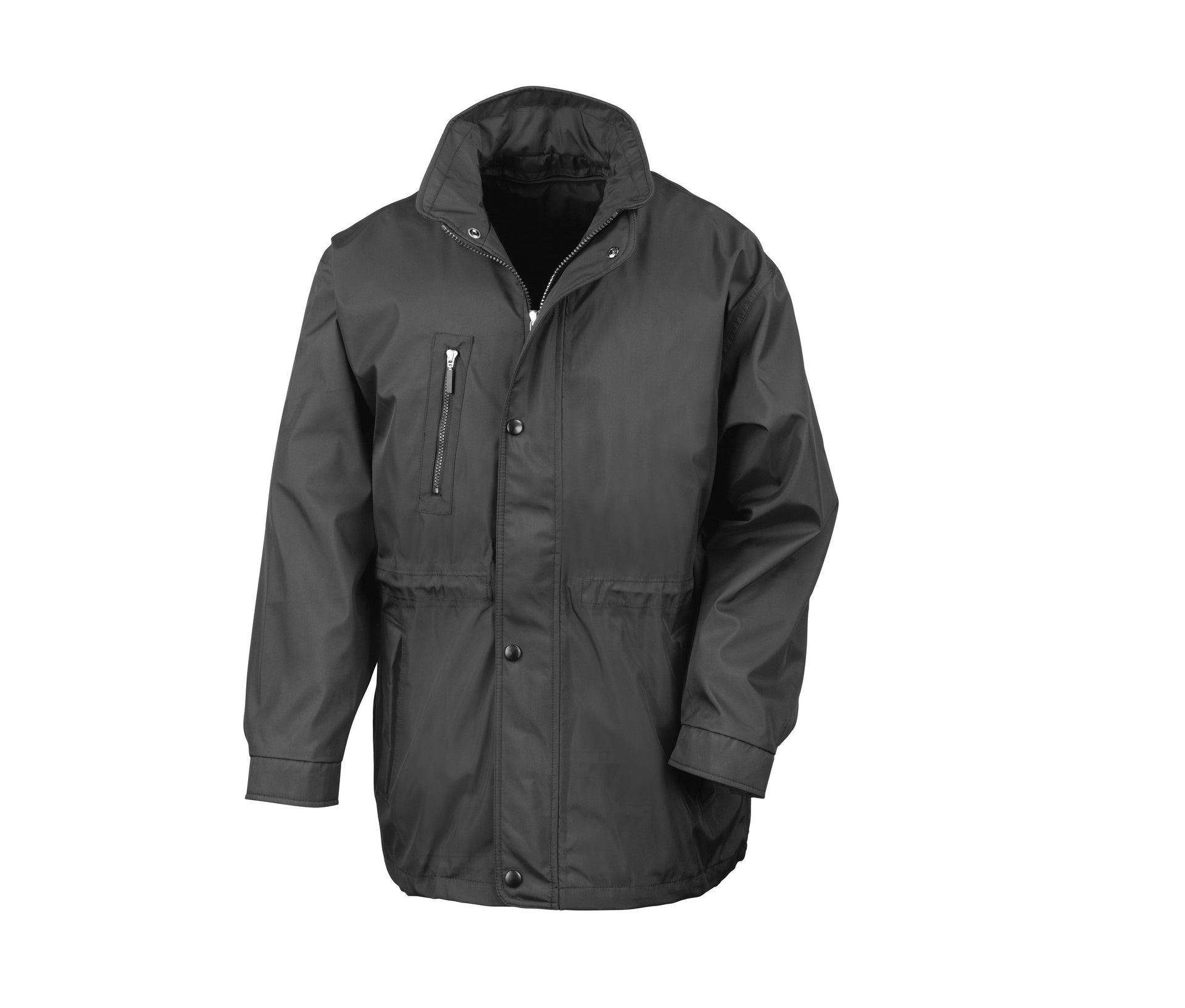 Parka Style Urbain Veste Intérieure Détachable - Black