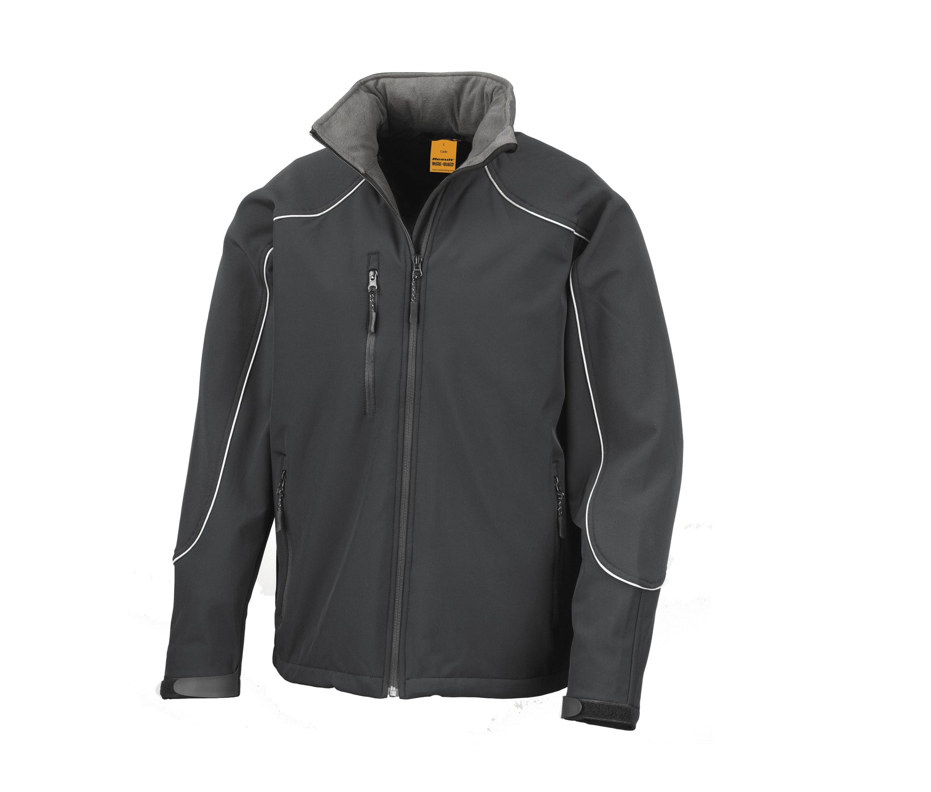 Veste Softshell à Capuche 3 Couches - Black/black