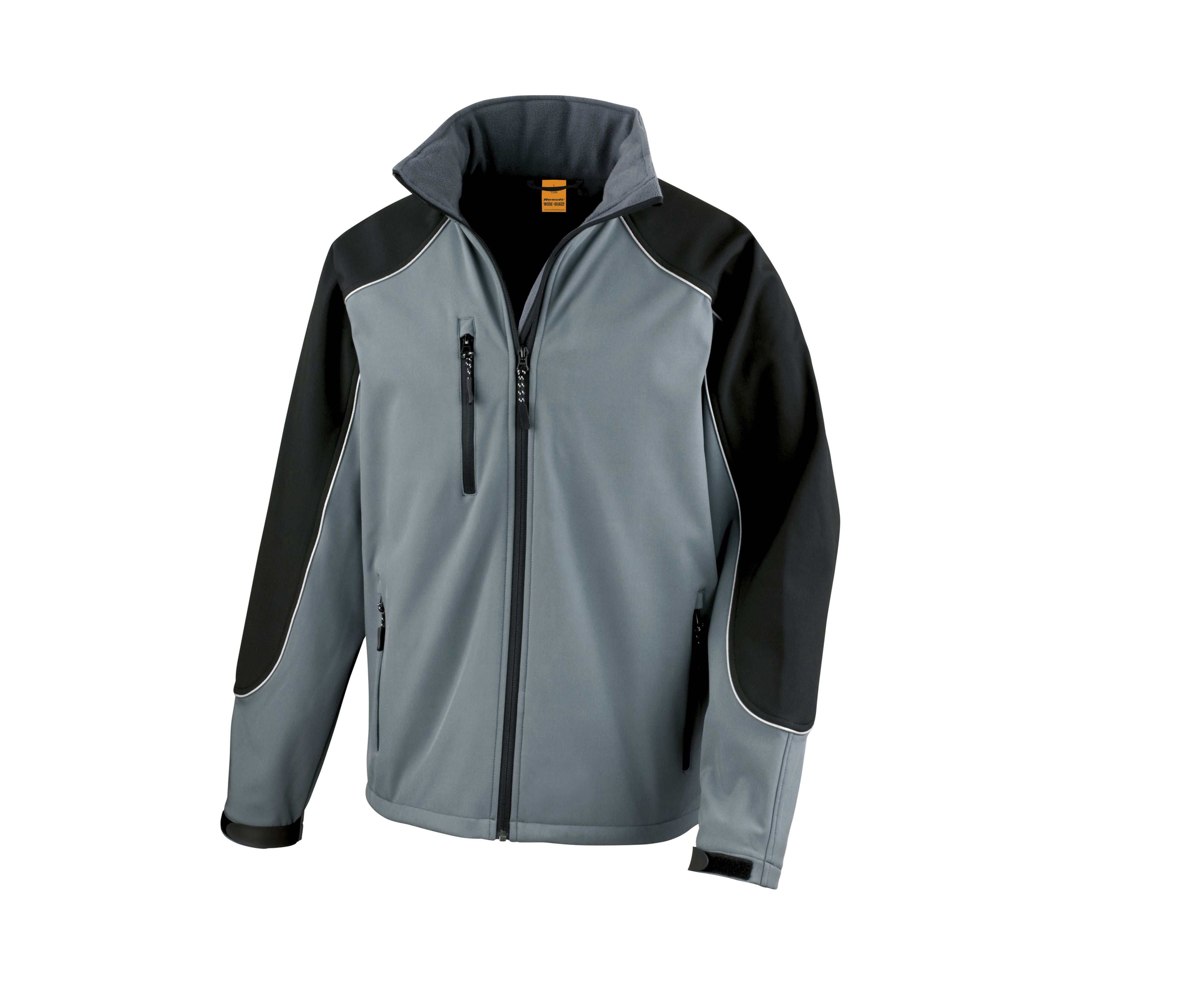 Veste Softshell à Capuche 3 Couches - Grey/black