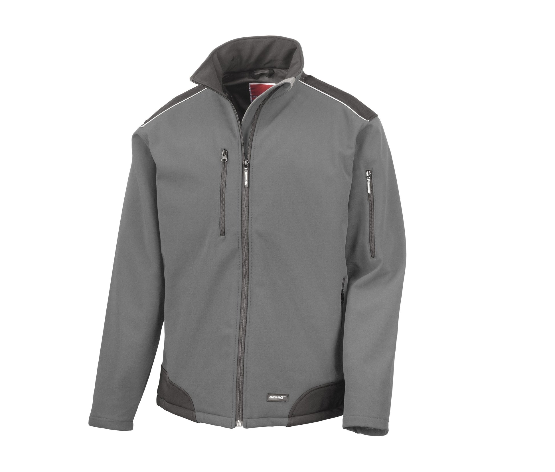 Veste de Travail Softshell 3 Couches - Grey / Black