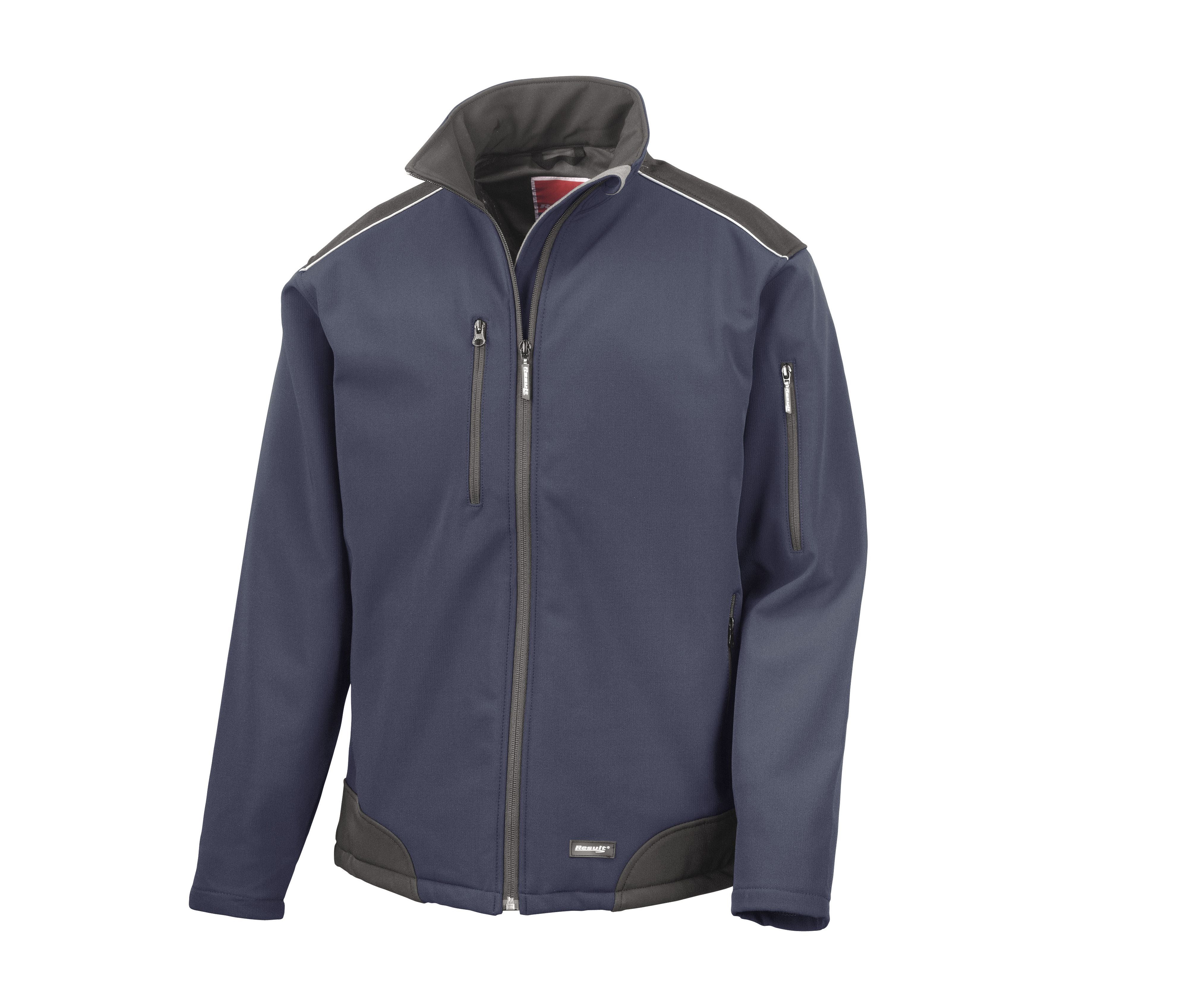 Veste de Travail Softshell 3 Couches - Navy/black