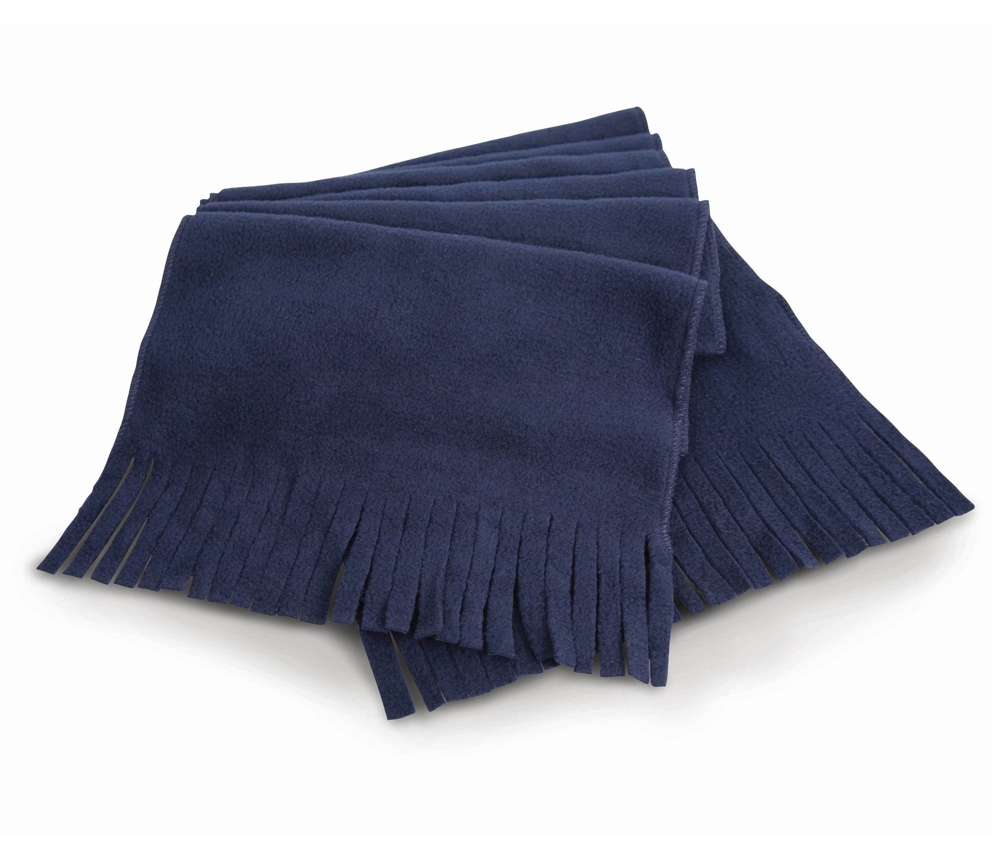 Écharpe Polaire Frangée - Navy