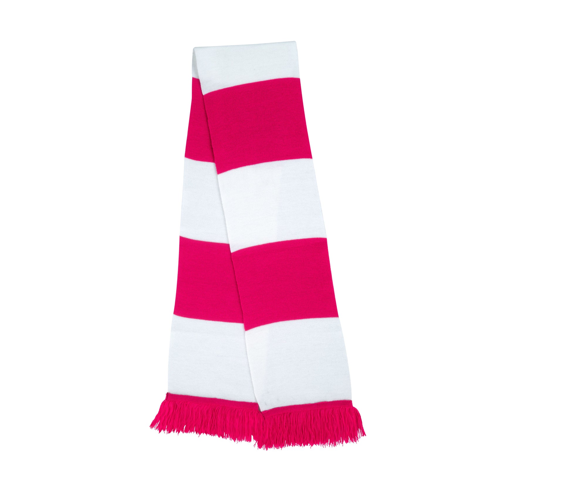 Écharpe - Fuchsia/white