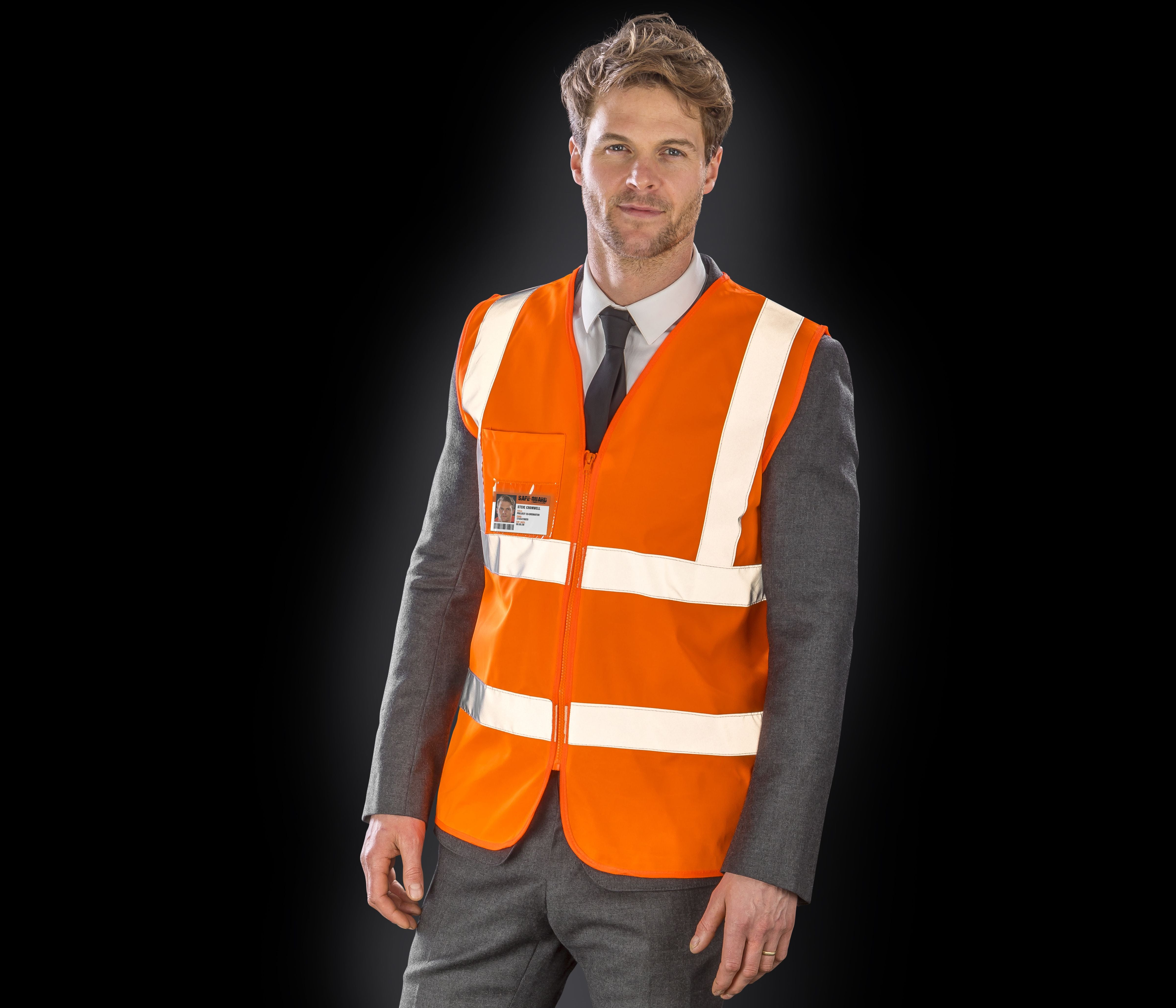 Gilet de sécurité zippé