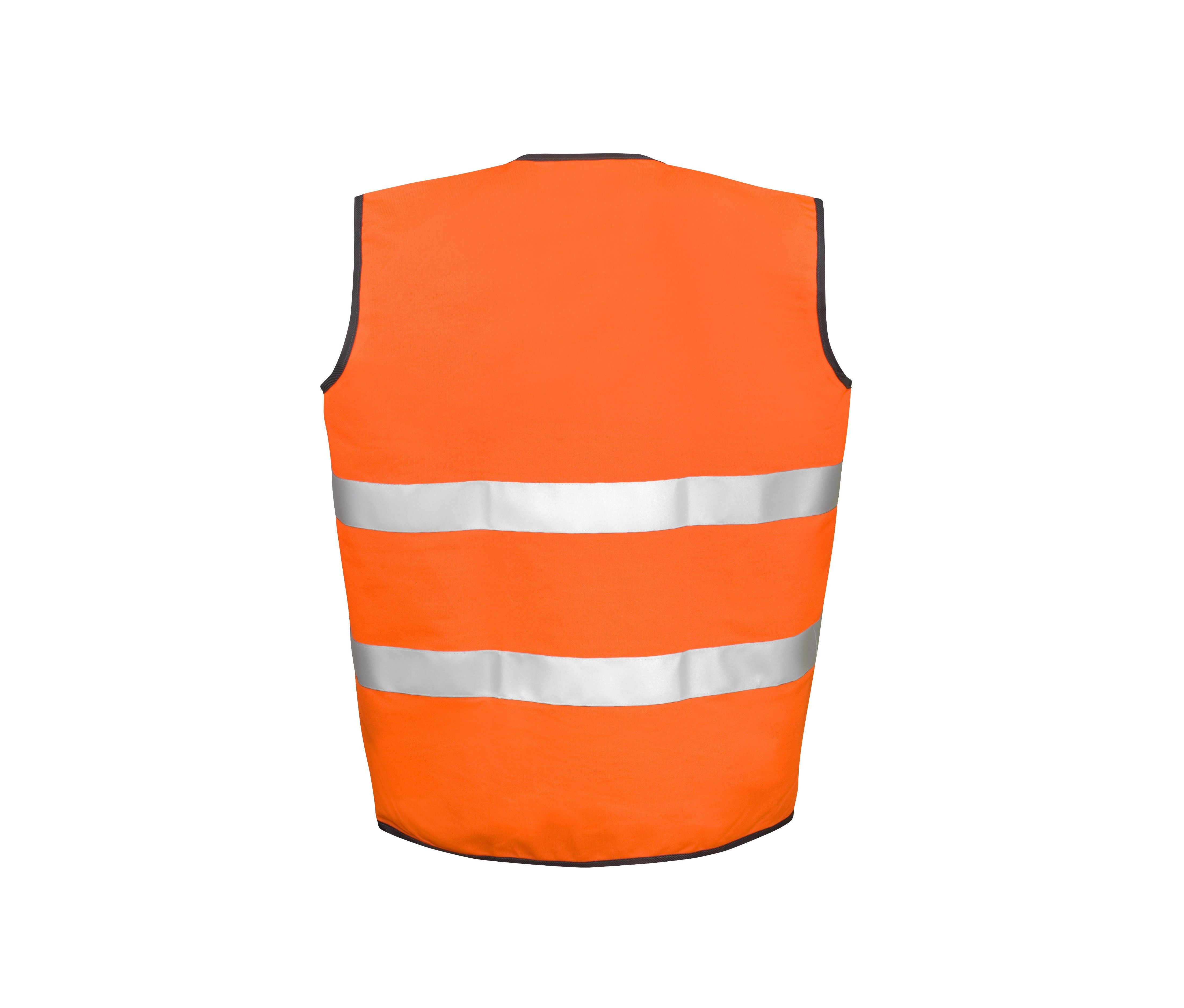 Gilet de Sécurité Moto - Fluorescent Orange