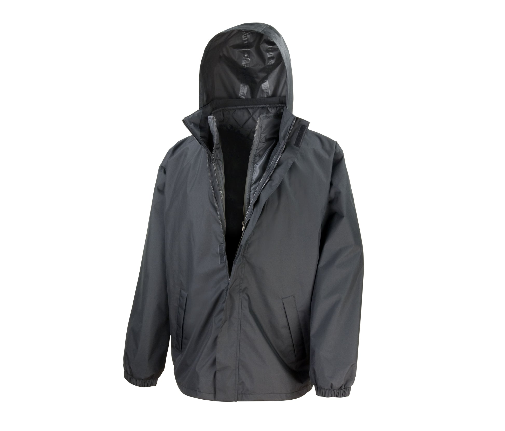 Veste 3-En-1 Avec Bodywarmer Matelassé - Black