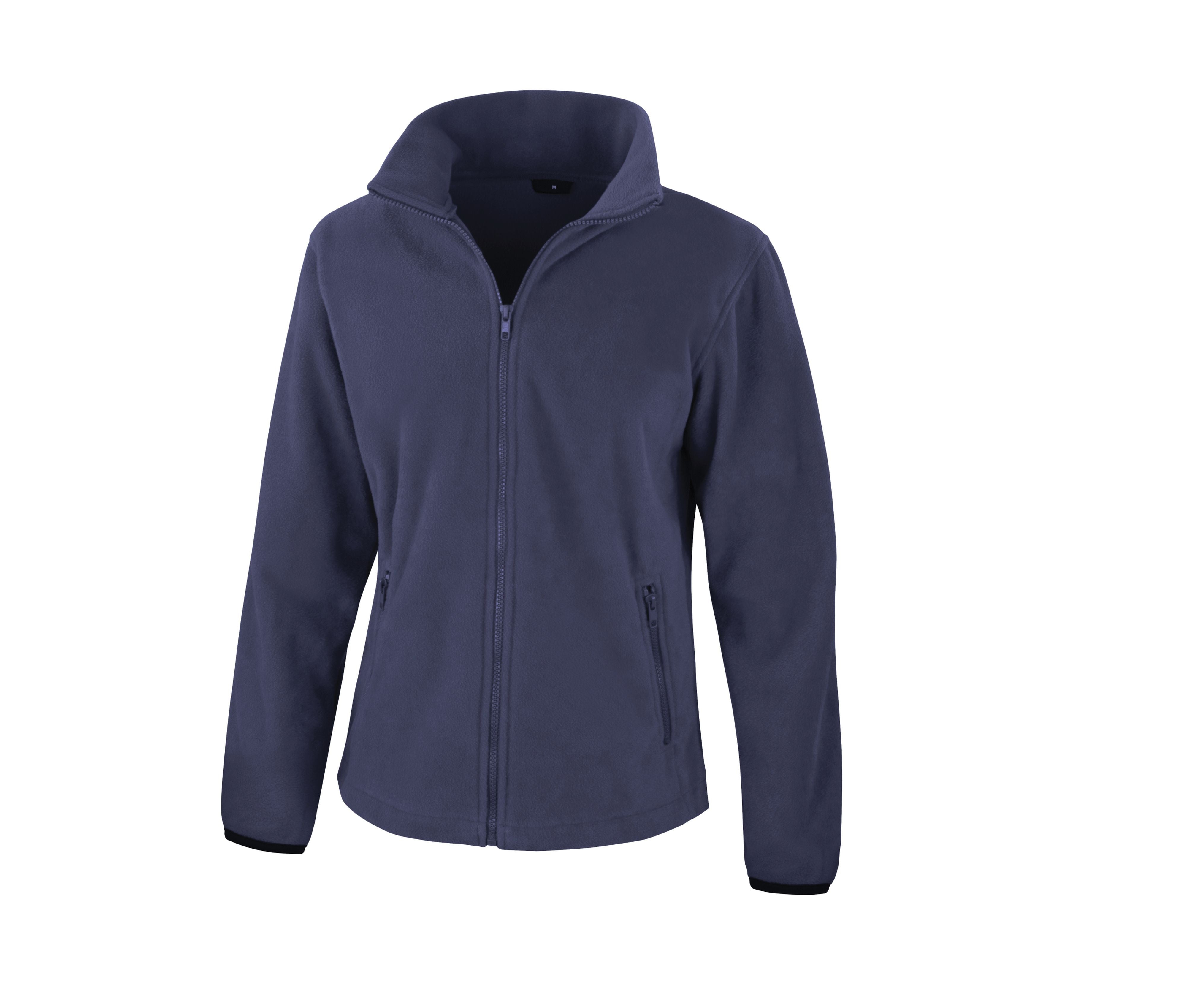 Polaire Grand Zip Essentiel Femme - Navy