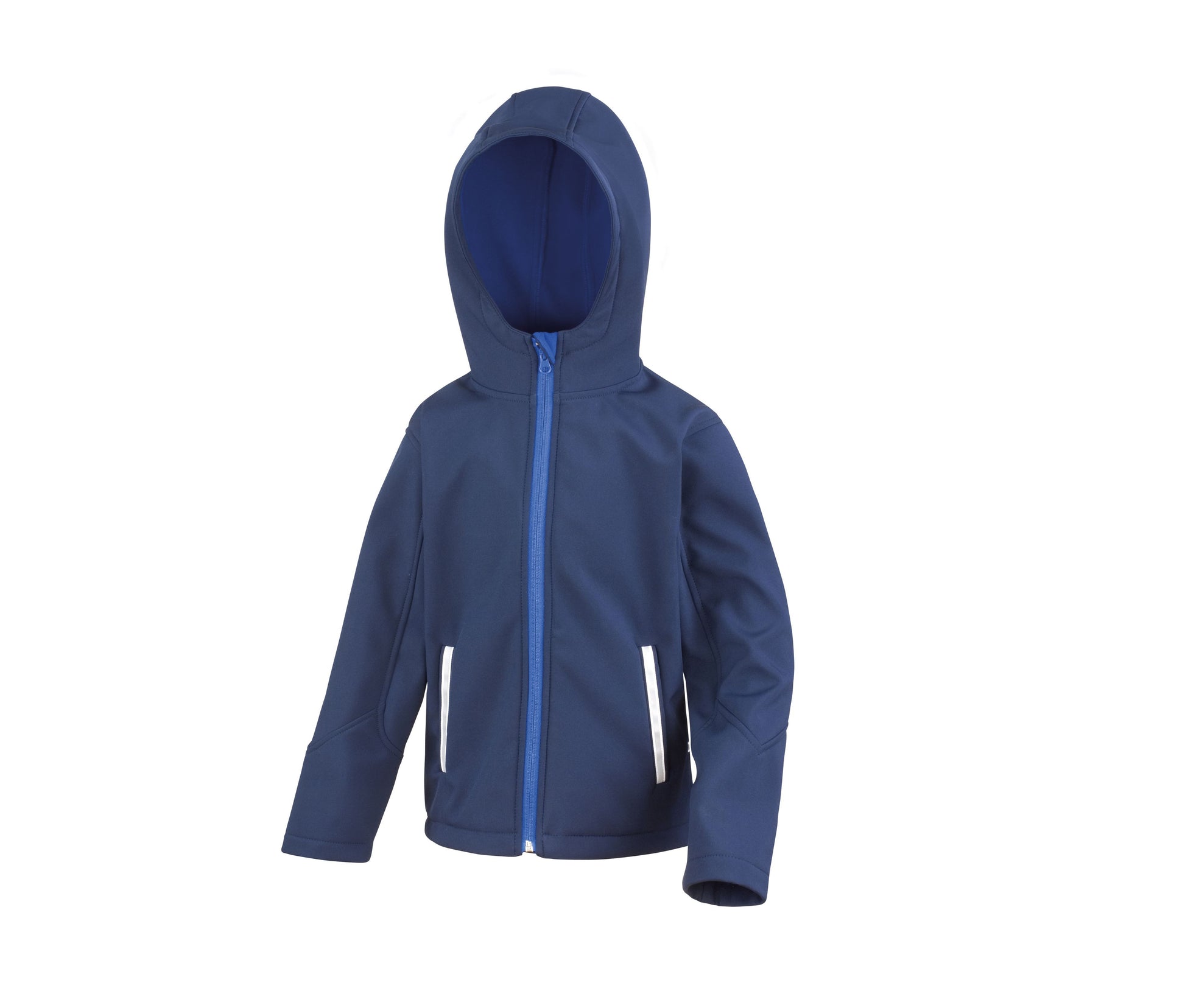 Softshell Capuche Enfant - Navy/royal