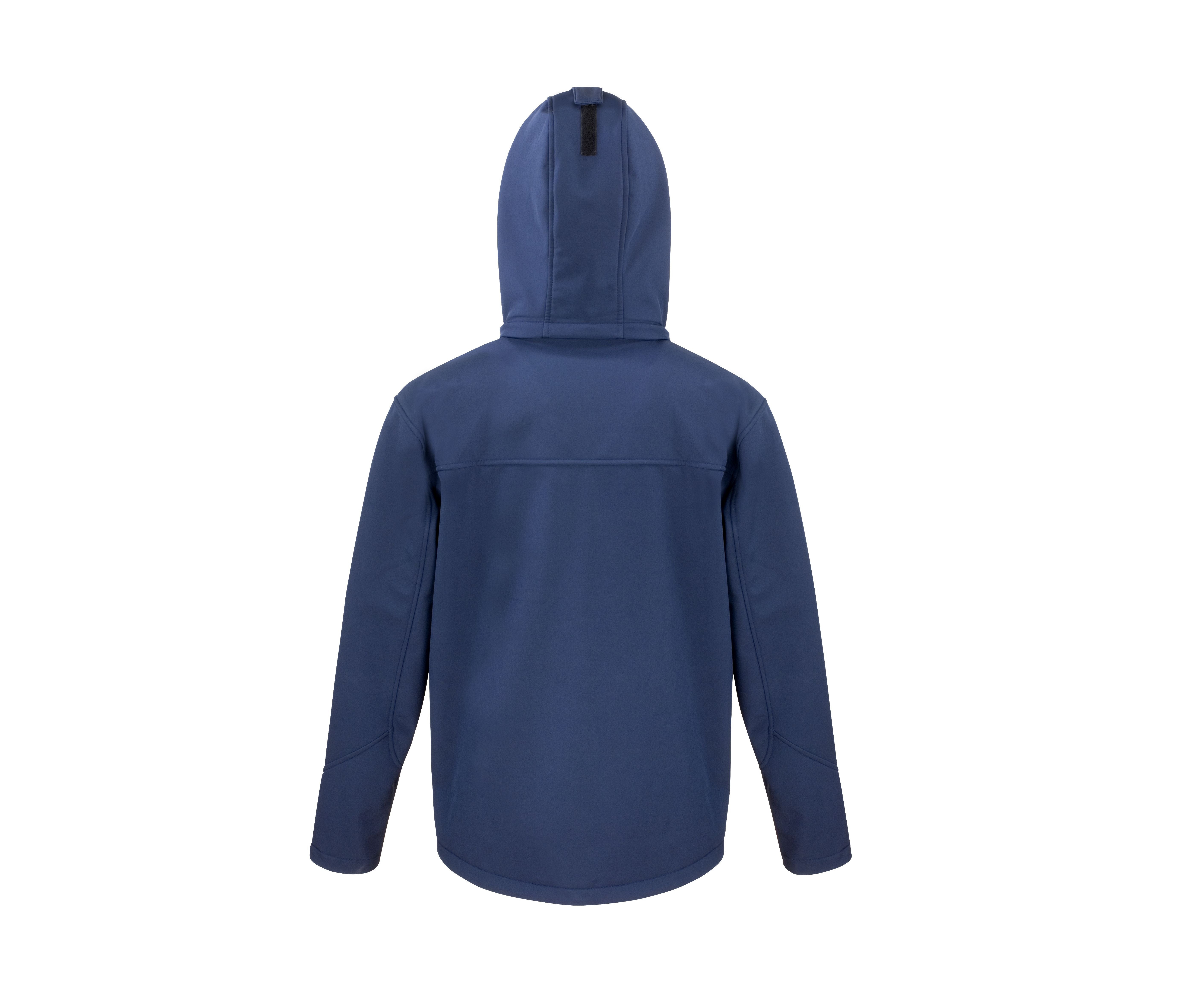 Veste Softshell Homme à Capuche - Navy/royal