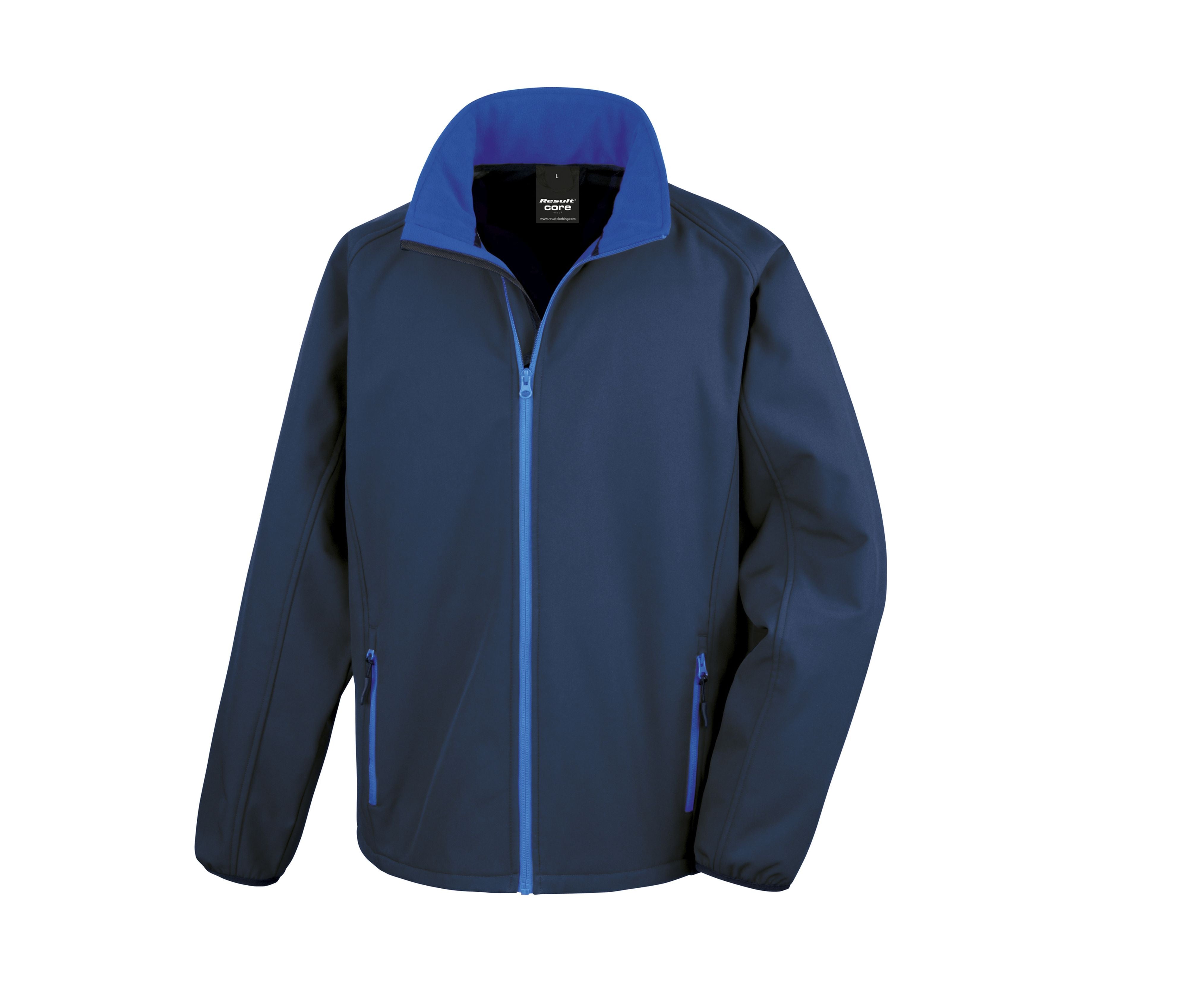 Veste Softshell Imprimable Homme - Navy/royal