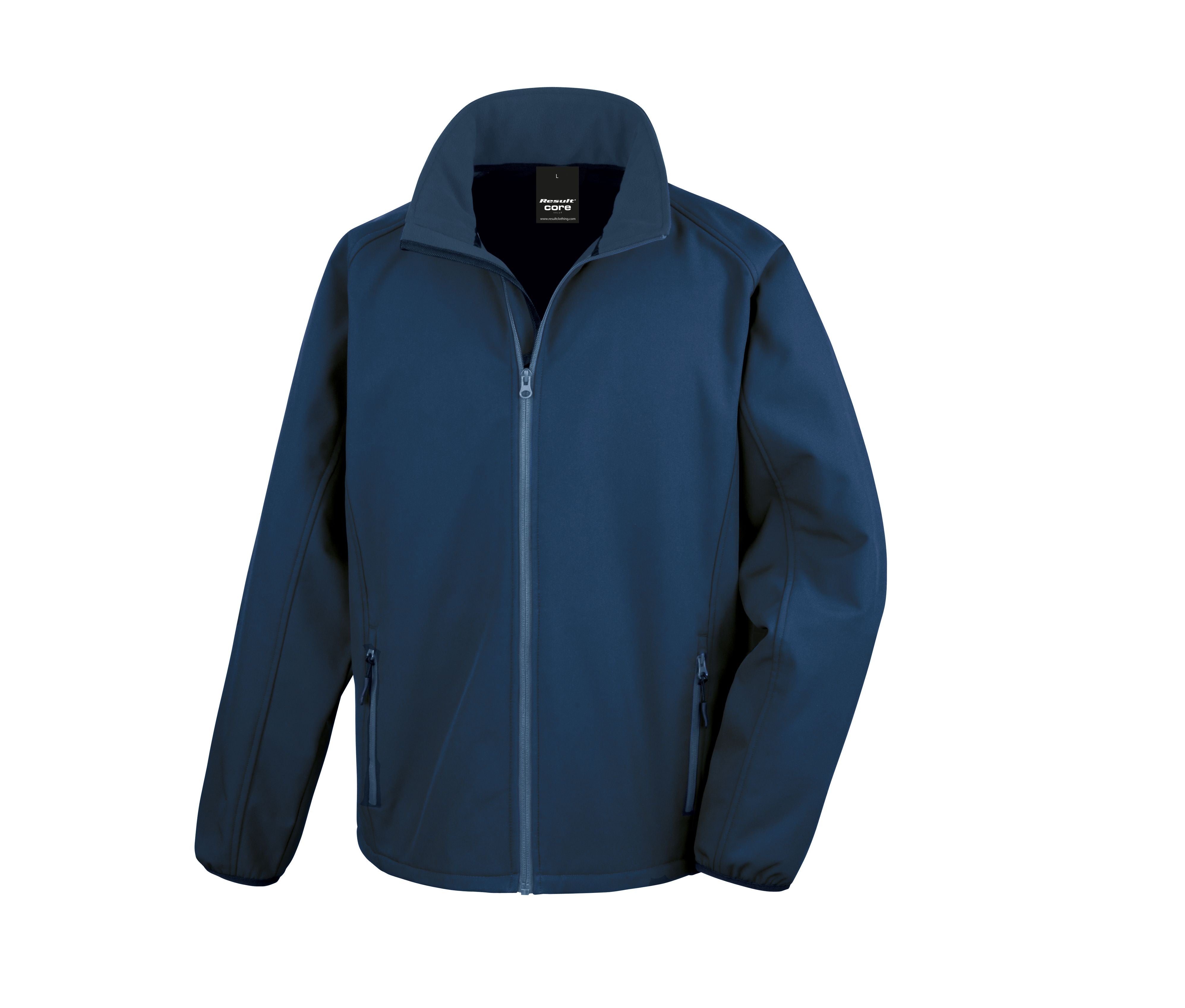 Veste Softshell Imprimable Homme - Navy/navy