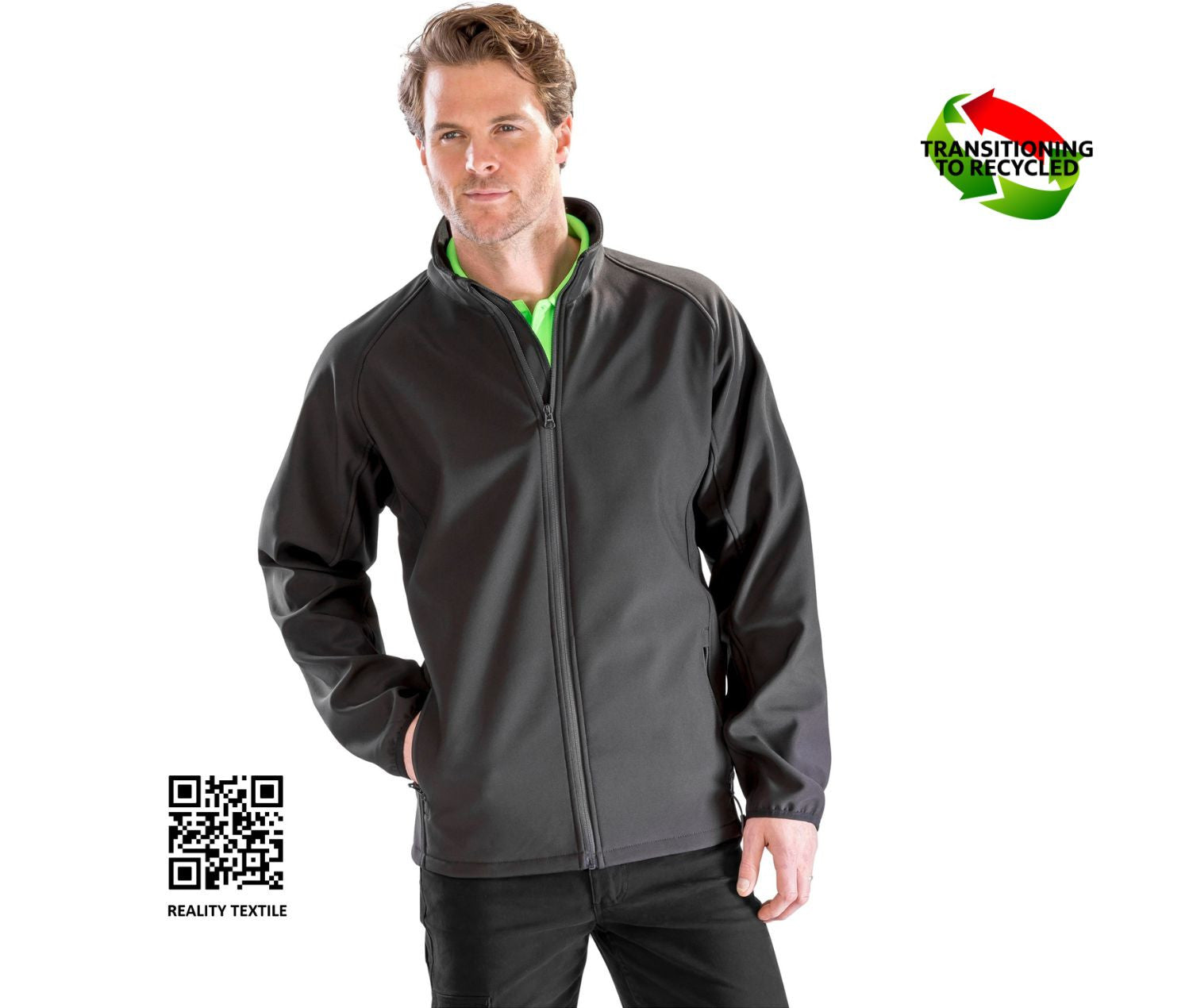 Veste Softshell imprimable homme