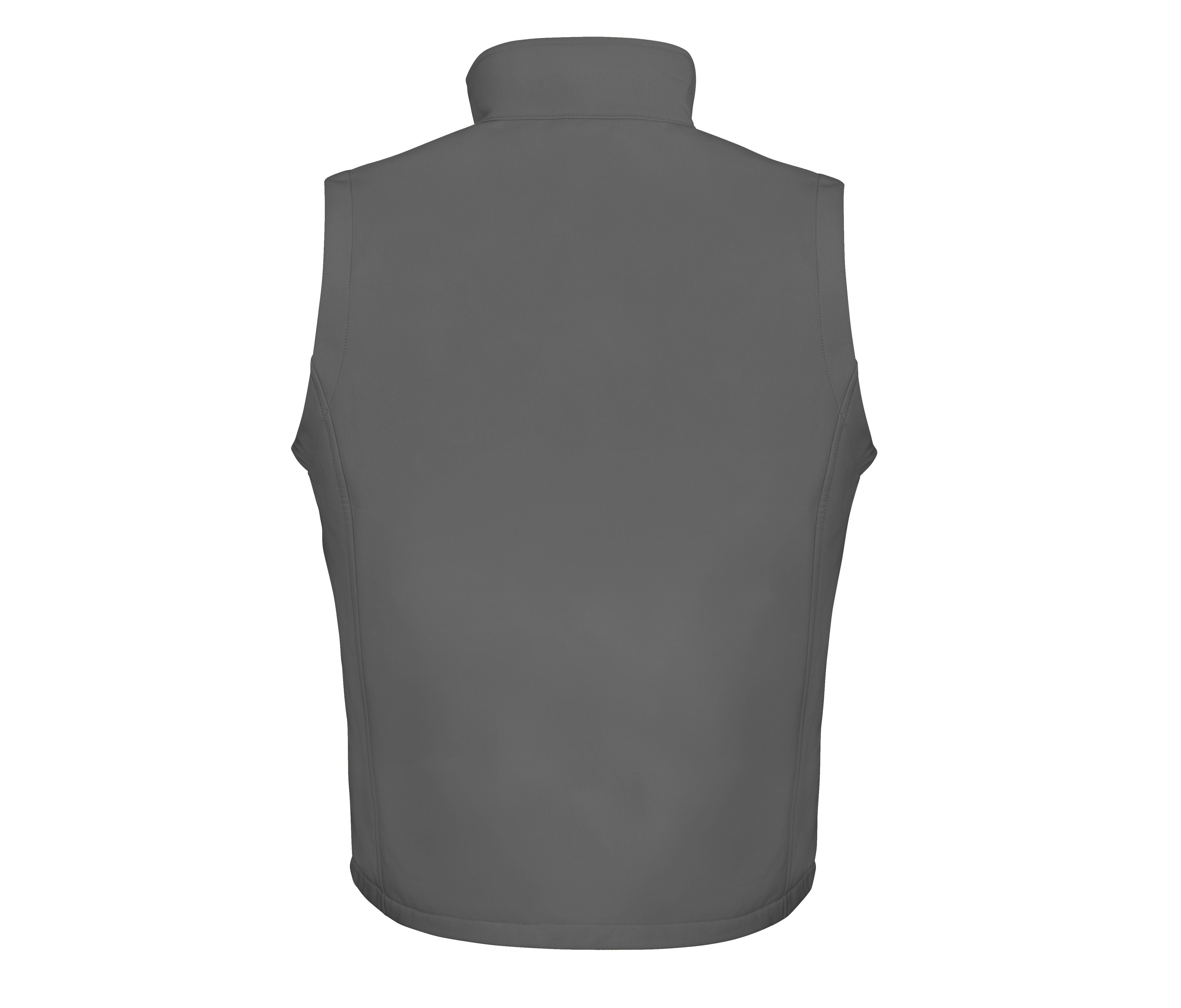 Bodywarmer Softshell Imprimable Homme - Charcoal / Black