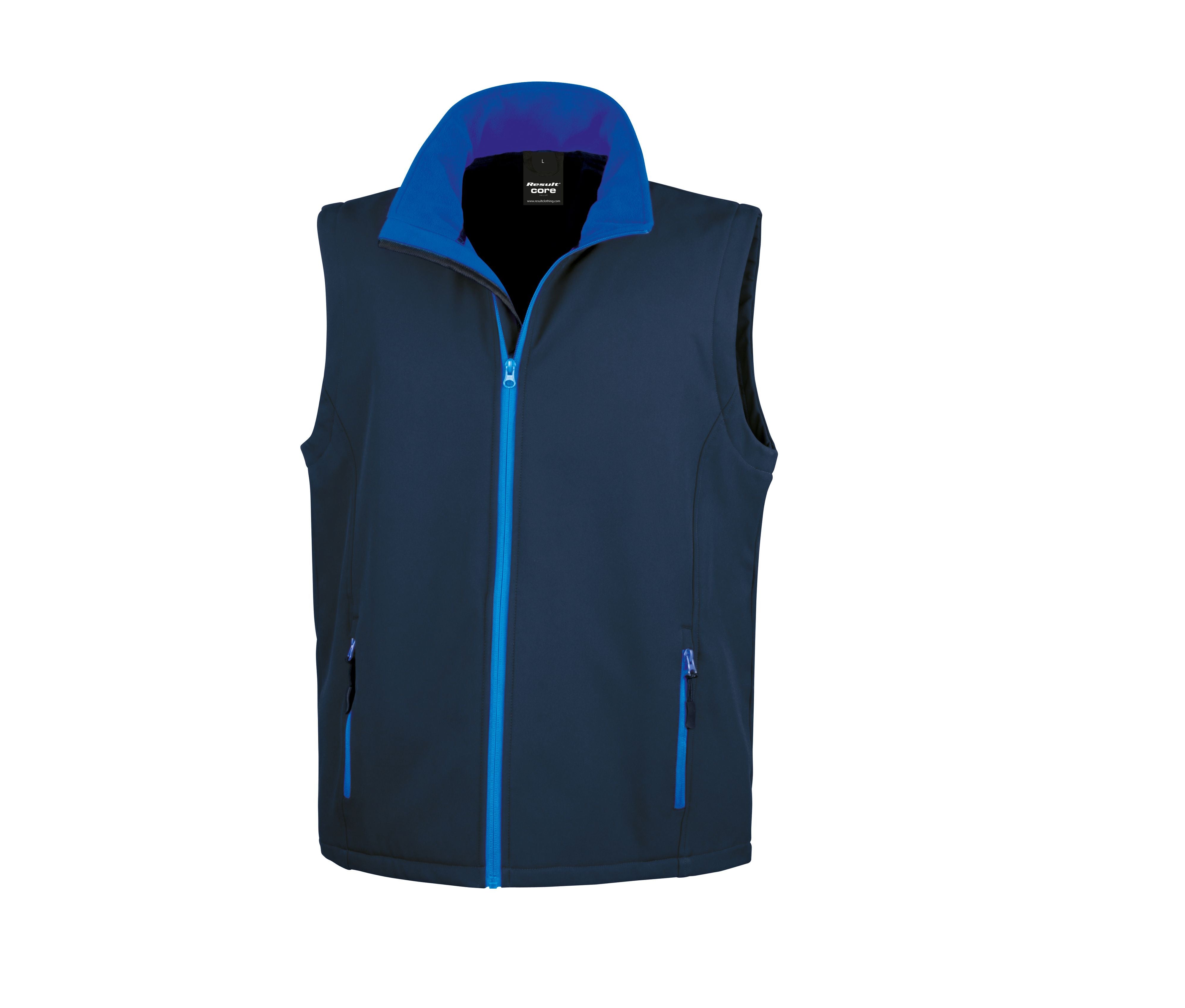 Bodywarmer Softshell Imprimable Homme - Navy/royal