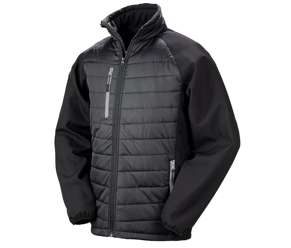 Veste Bi-Matière - Black/grey