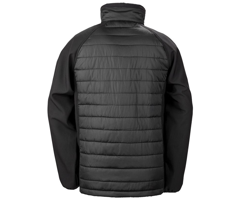 Veste Bi-Matière - Black/orange