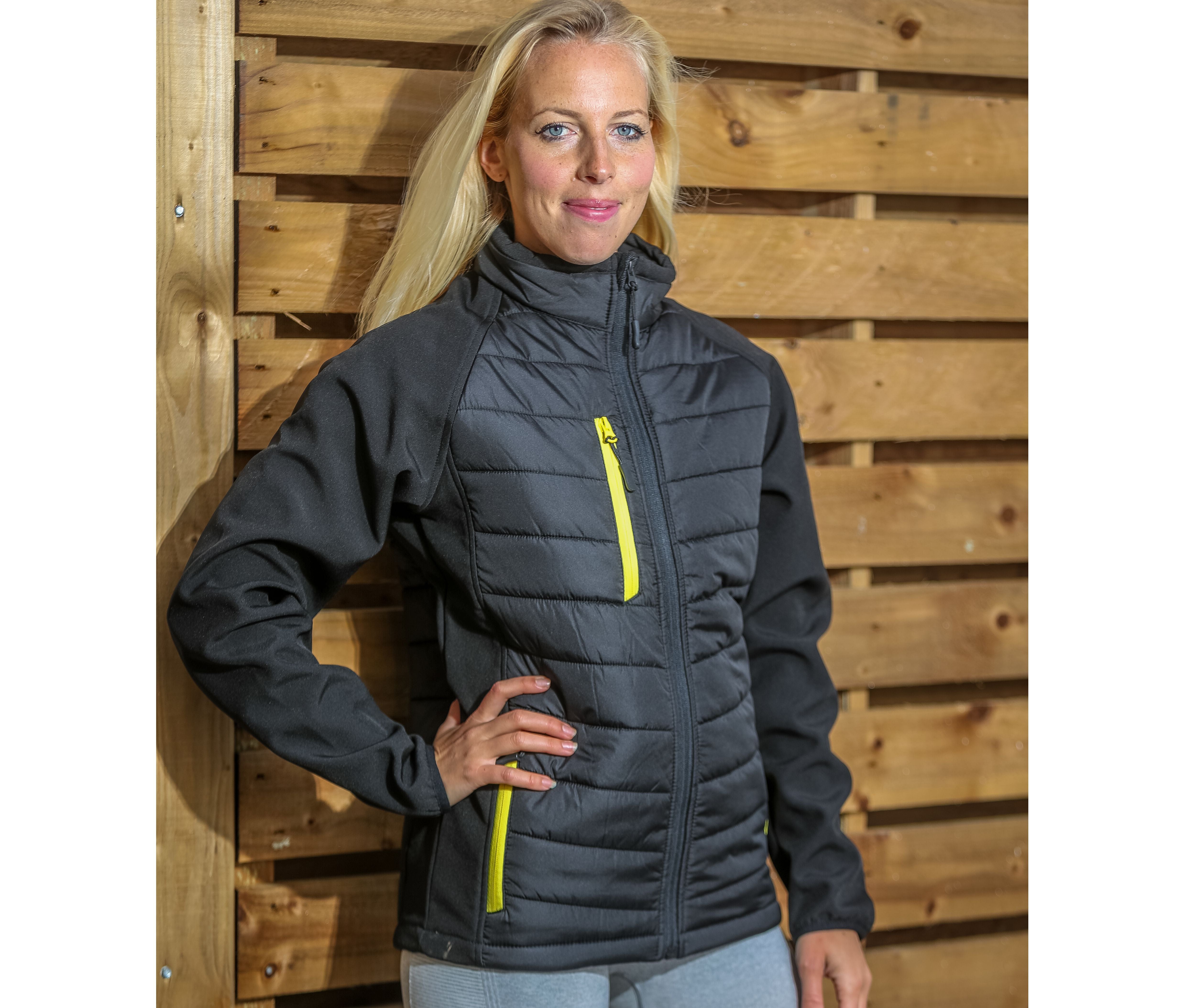 Veste bi-matière