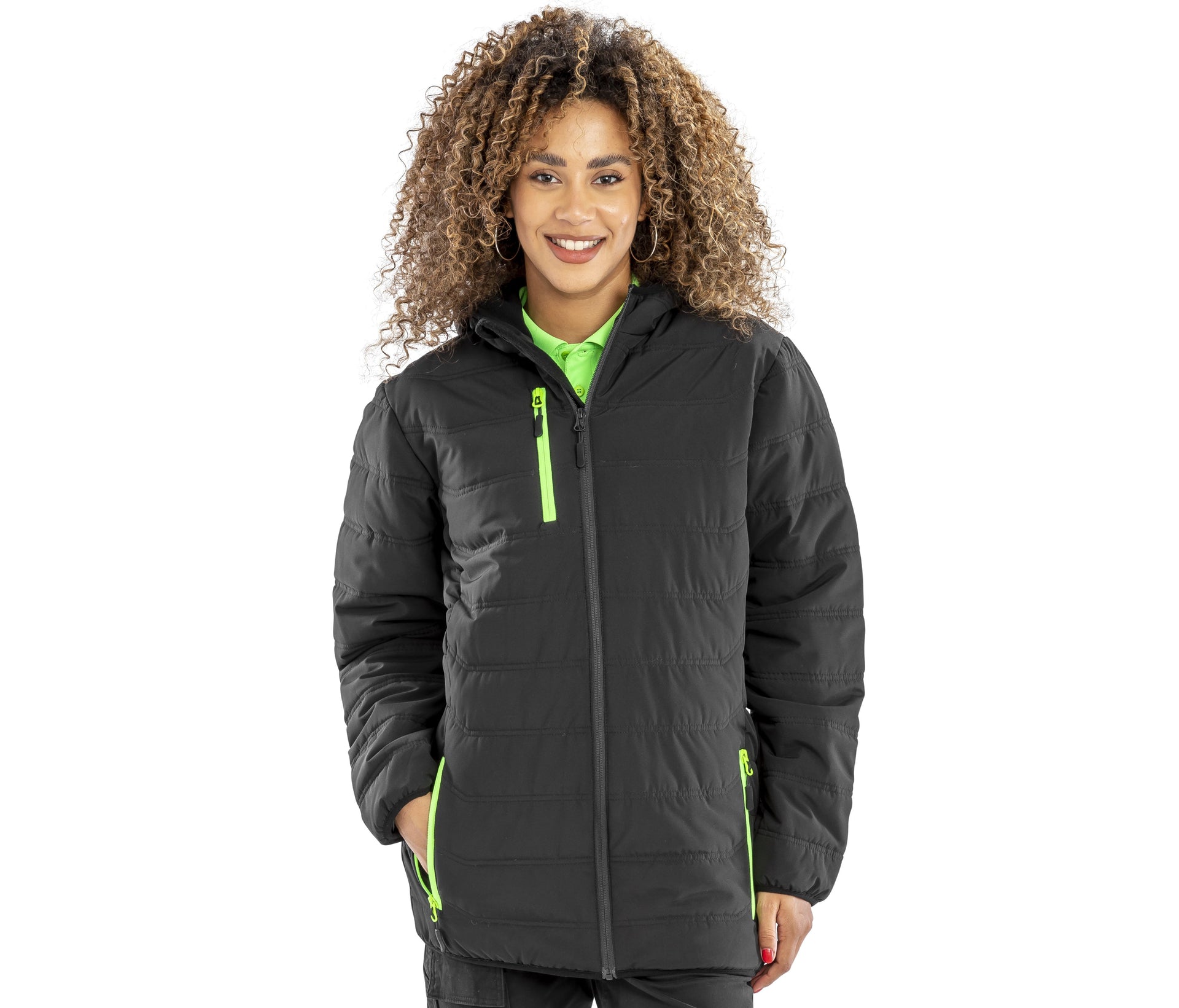 Veste matelassée d'hiver tendance et recyclée