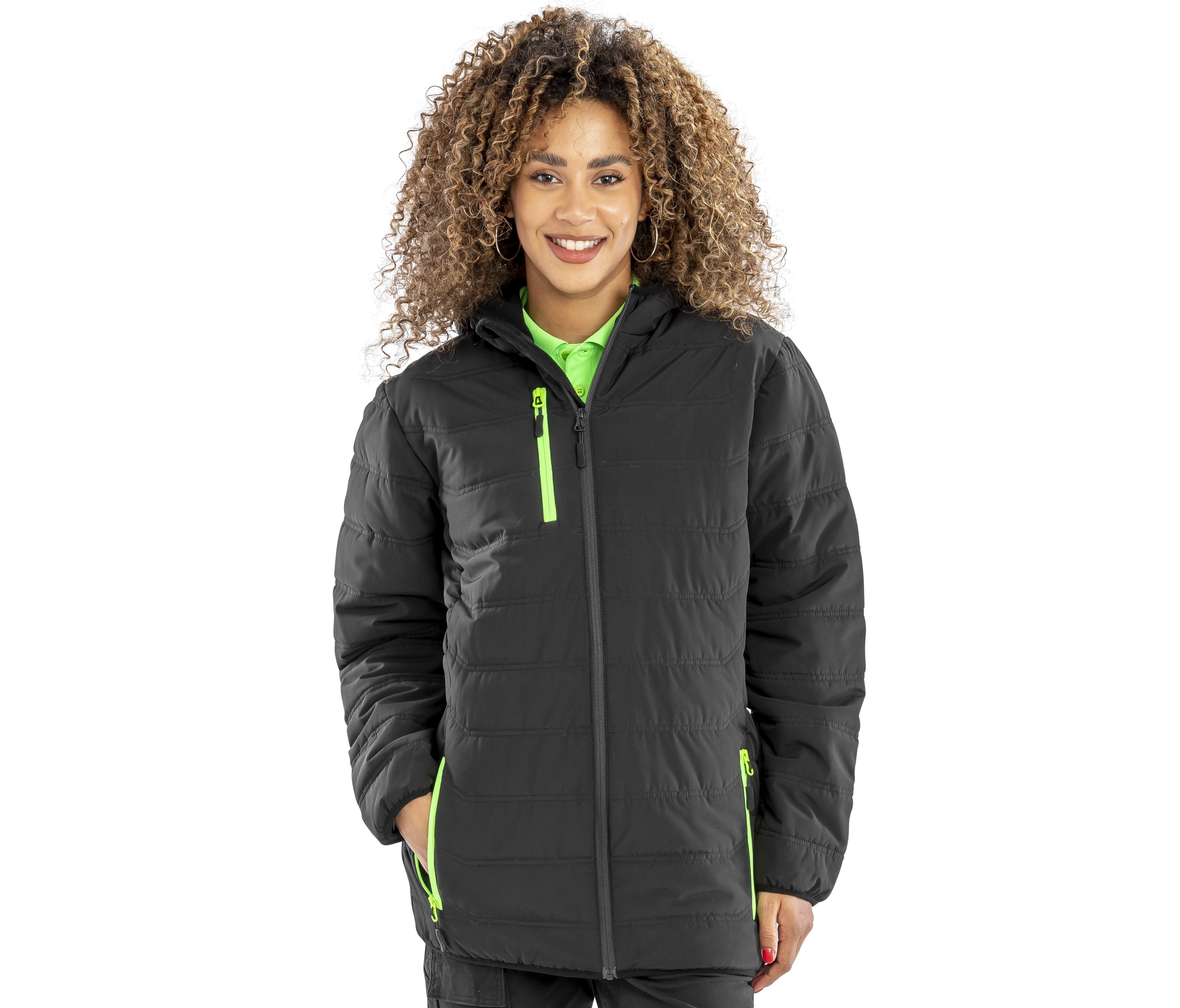 Veste matelassée d'hiver tendance et recyclée