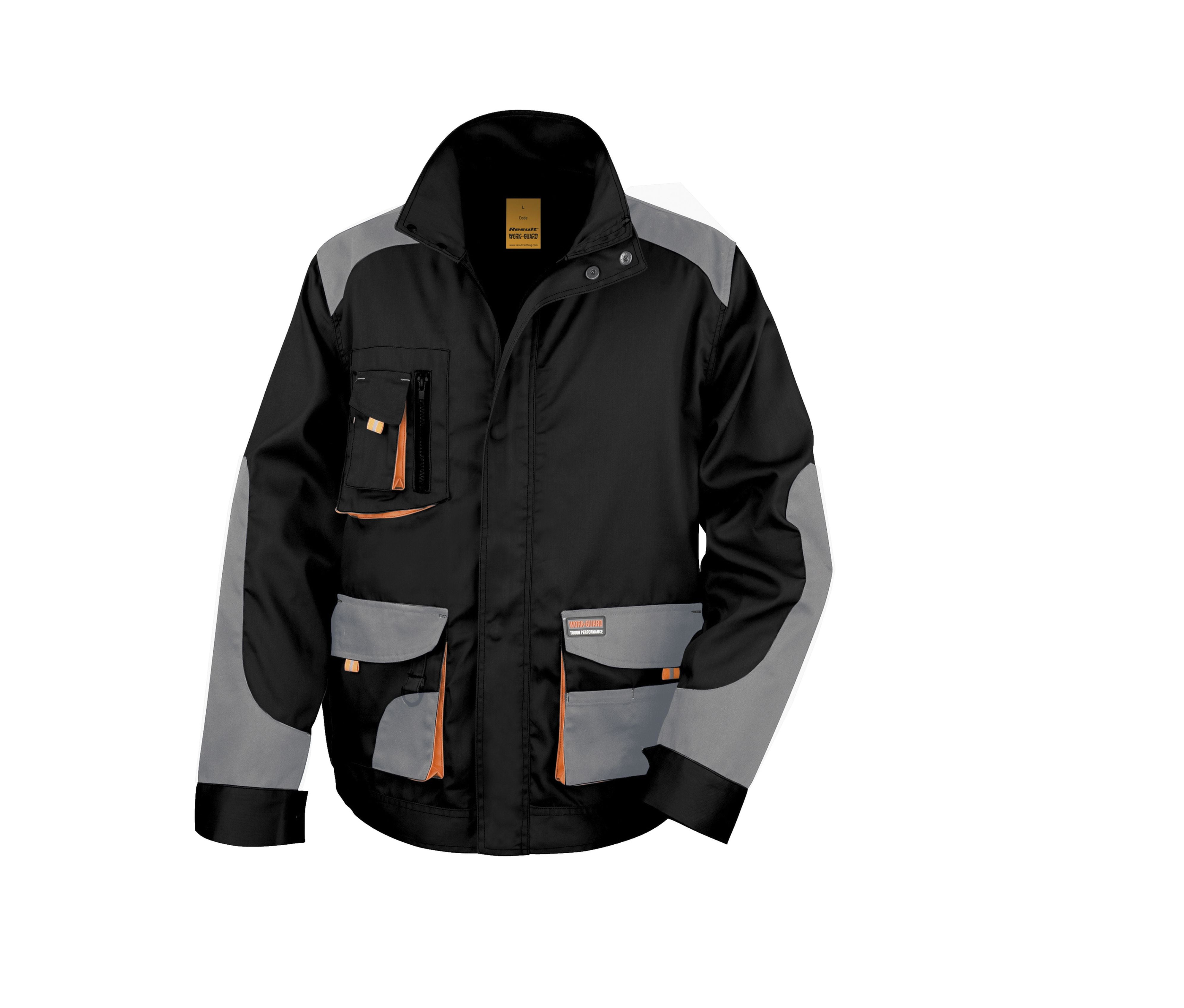 Veste de Travail Lite - Black/grey/orange