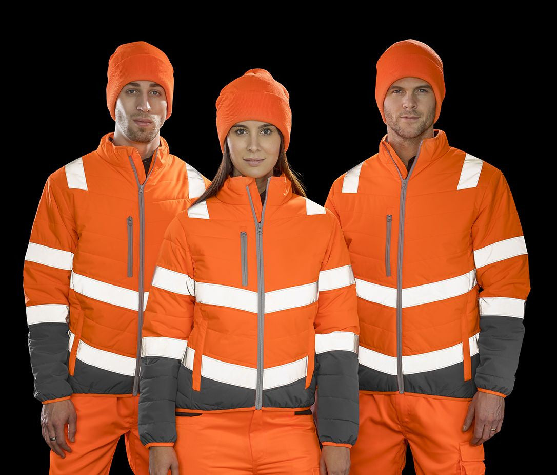 Veste matelassée visibilité augmentée