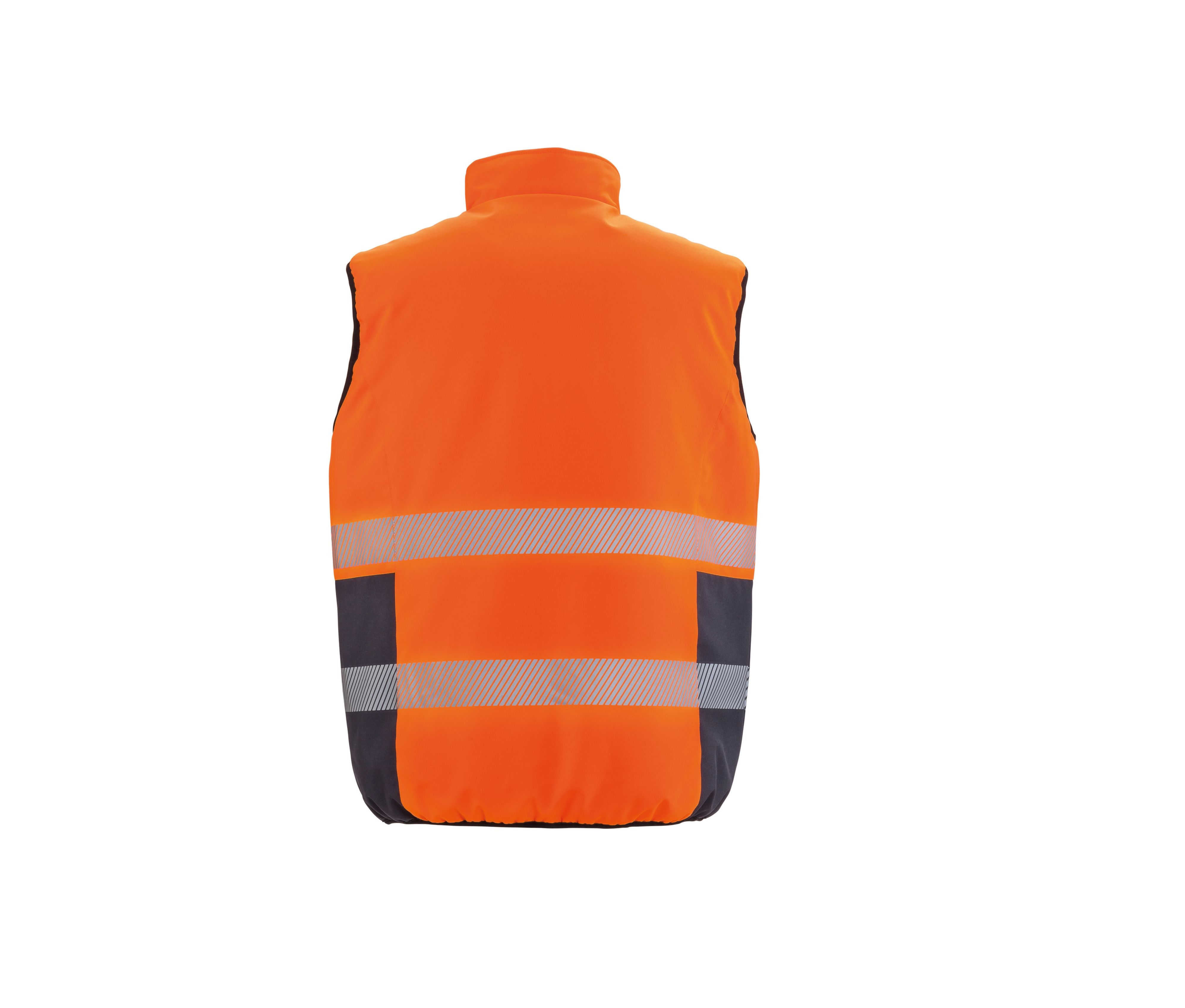 Bodywarmer Réversible - Fluorescent Orange/navy