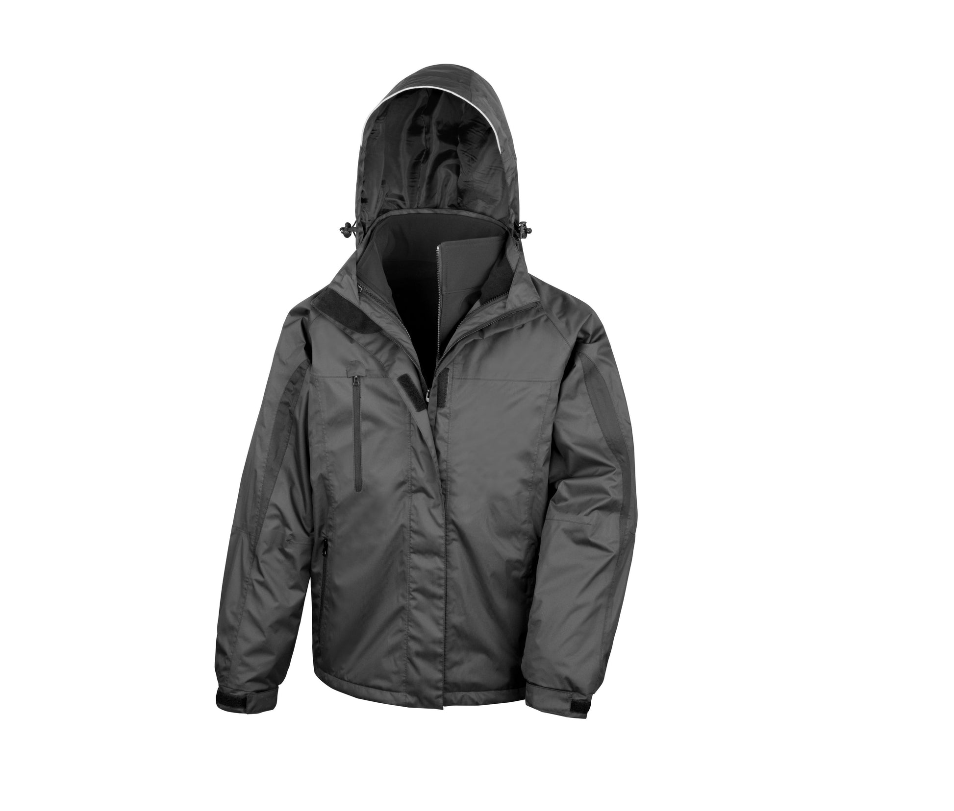 Veste 3 en 1 Avec Softshell Détachable - Black
