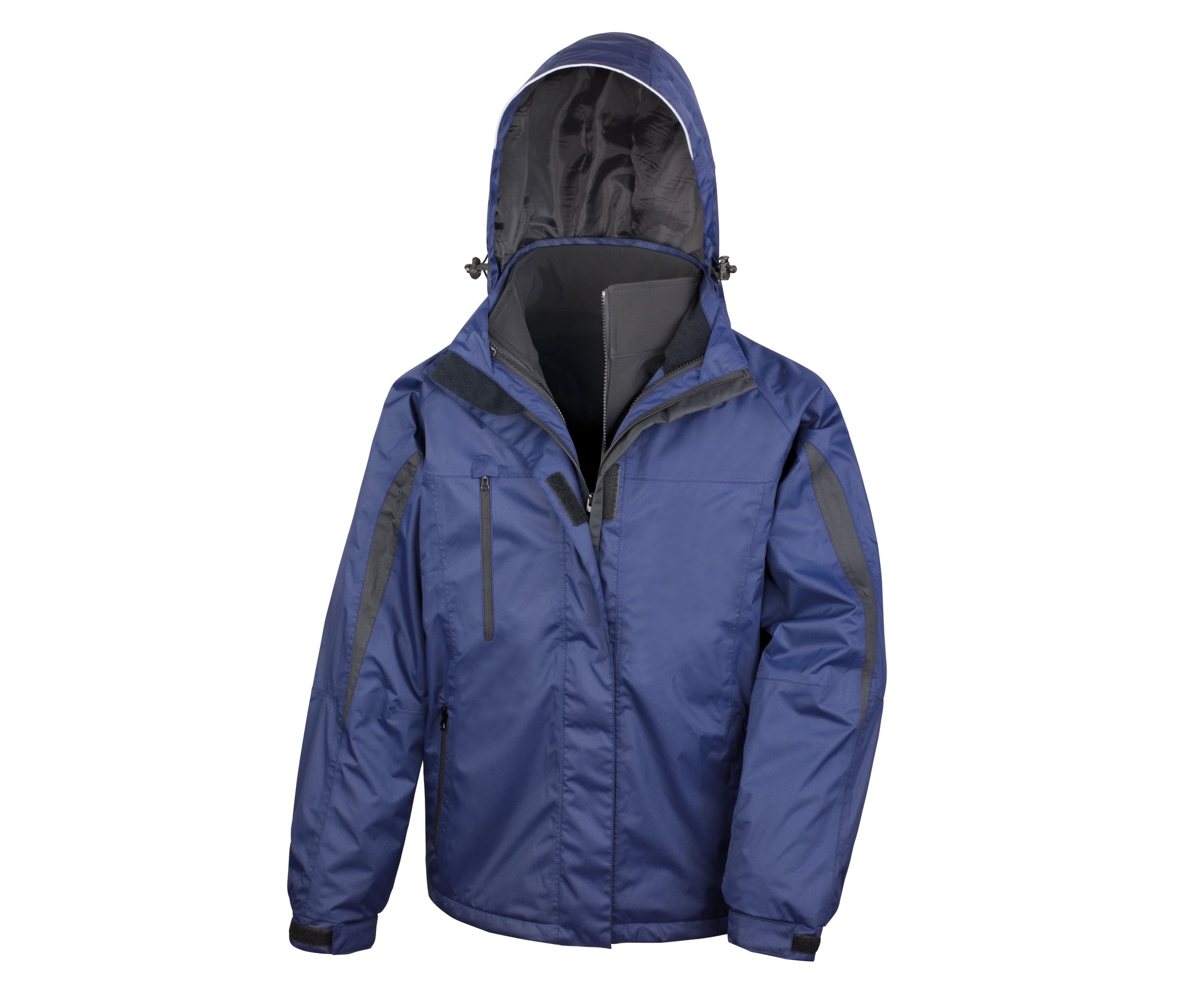Veste 3 en 1 Avec Softshell Détachable - Navy/black