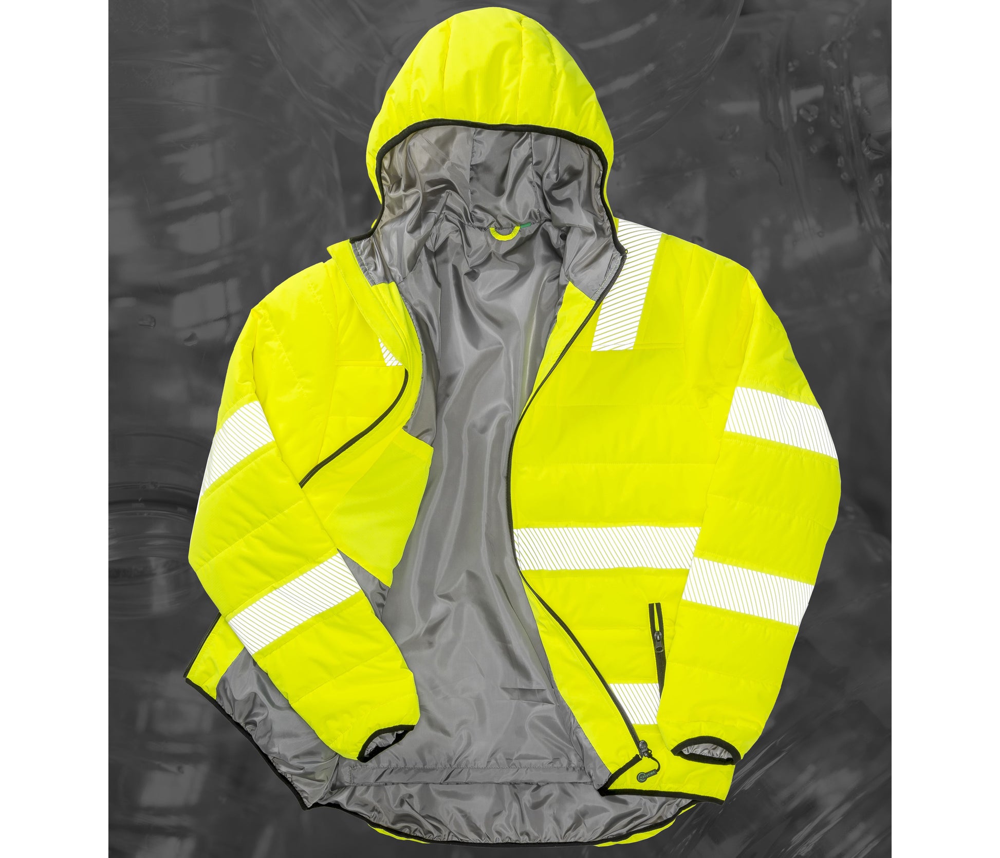 Veste Visibilité Augmentée en Polyester Recyclé - Fluo Yellow