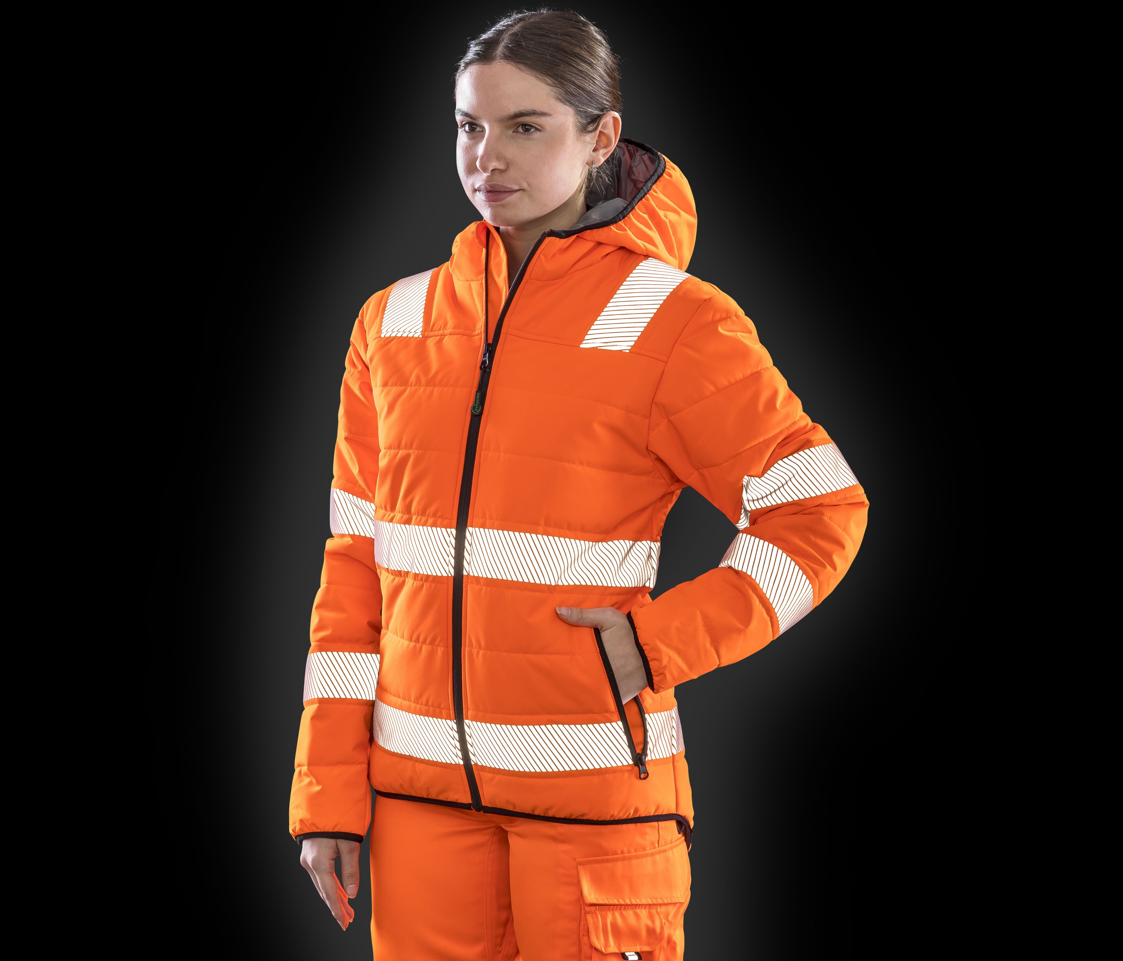 Veste visibilité augmentée en polyester recyclé