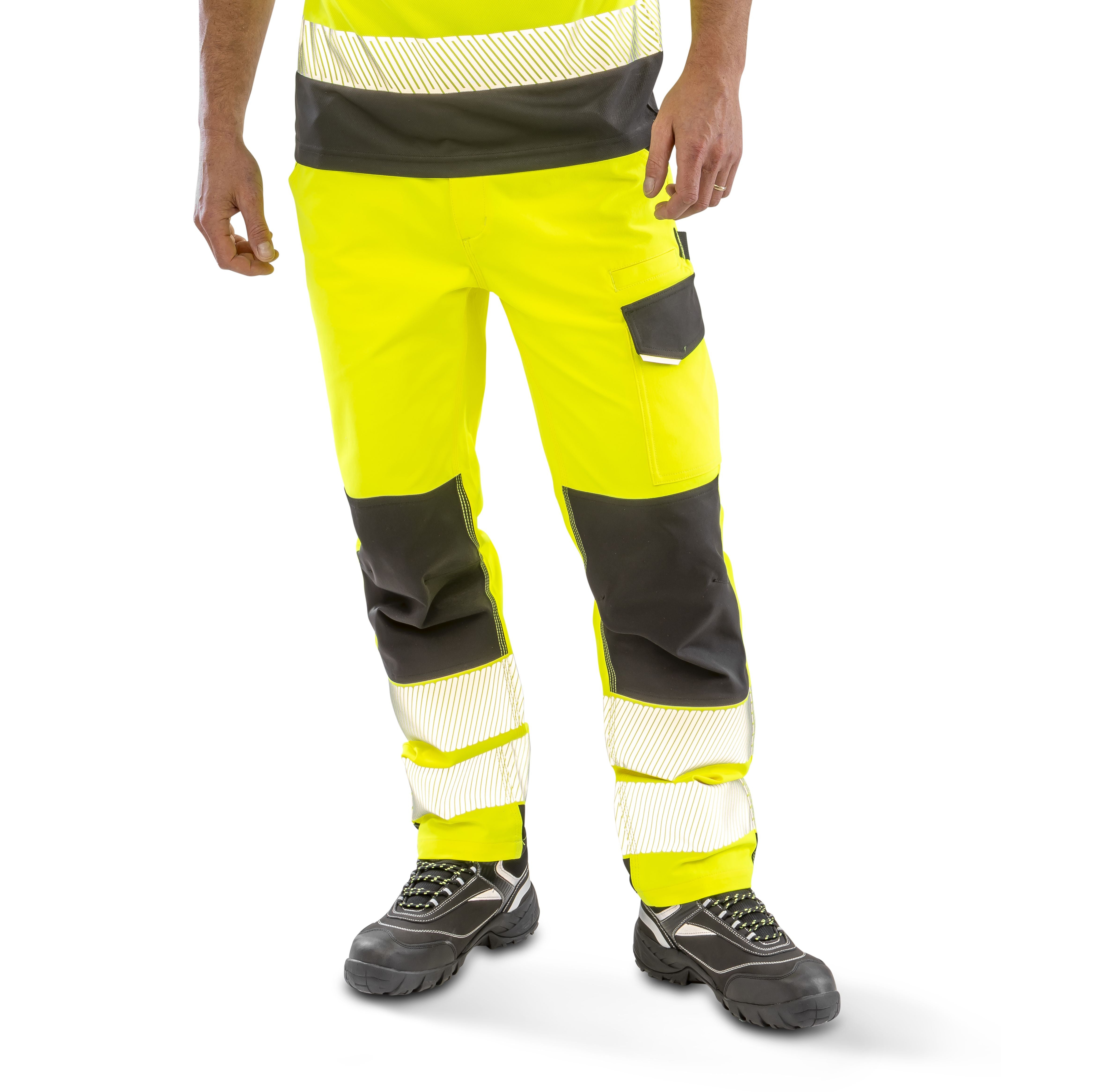 Pantalon Stretch Visibilité Augmentée - Fluorecent Yellow