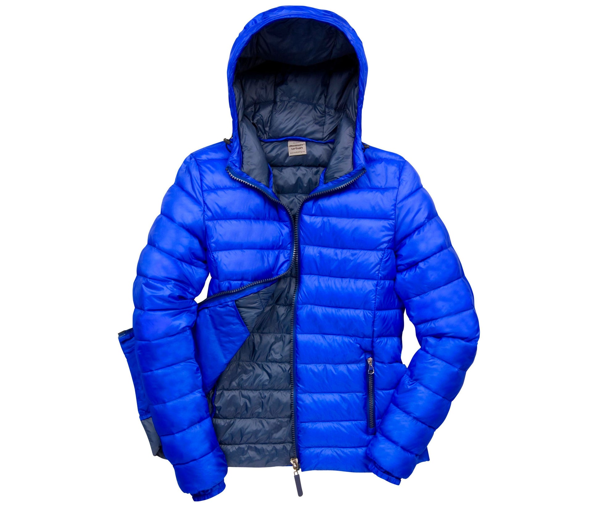 Doudoune Femme à Capuche - Royal/navy