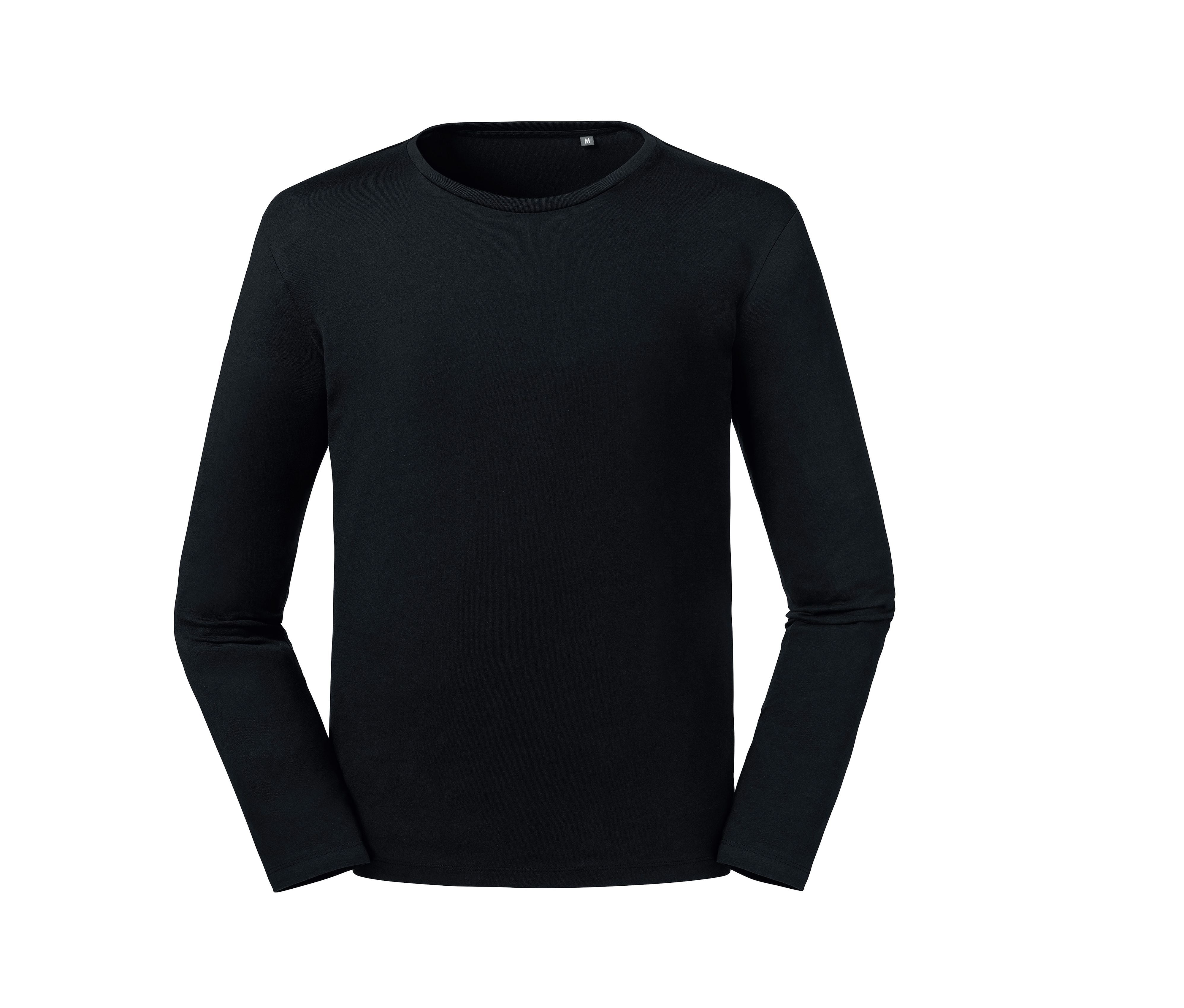 Tee-Shirt Organique Manches Longues Homme - Black