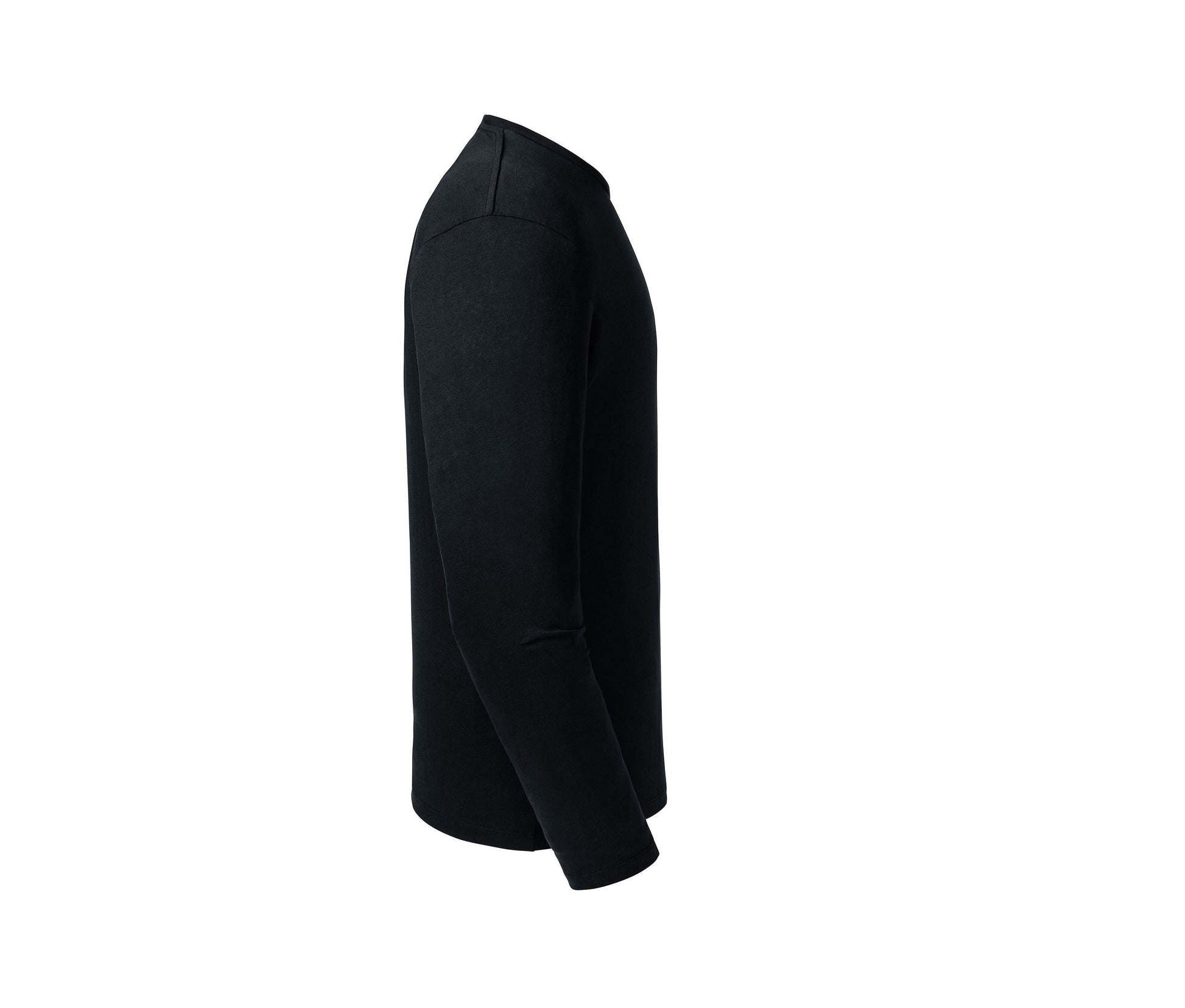 Tee-Shirt Organique Manches Longues Homme - Black
