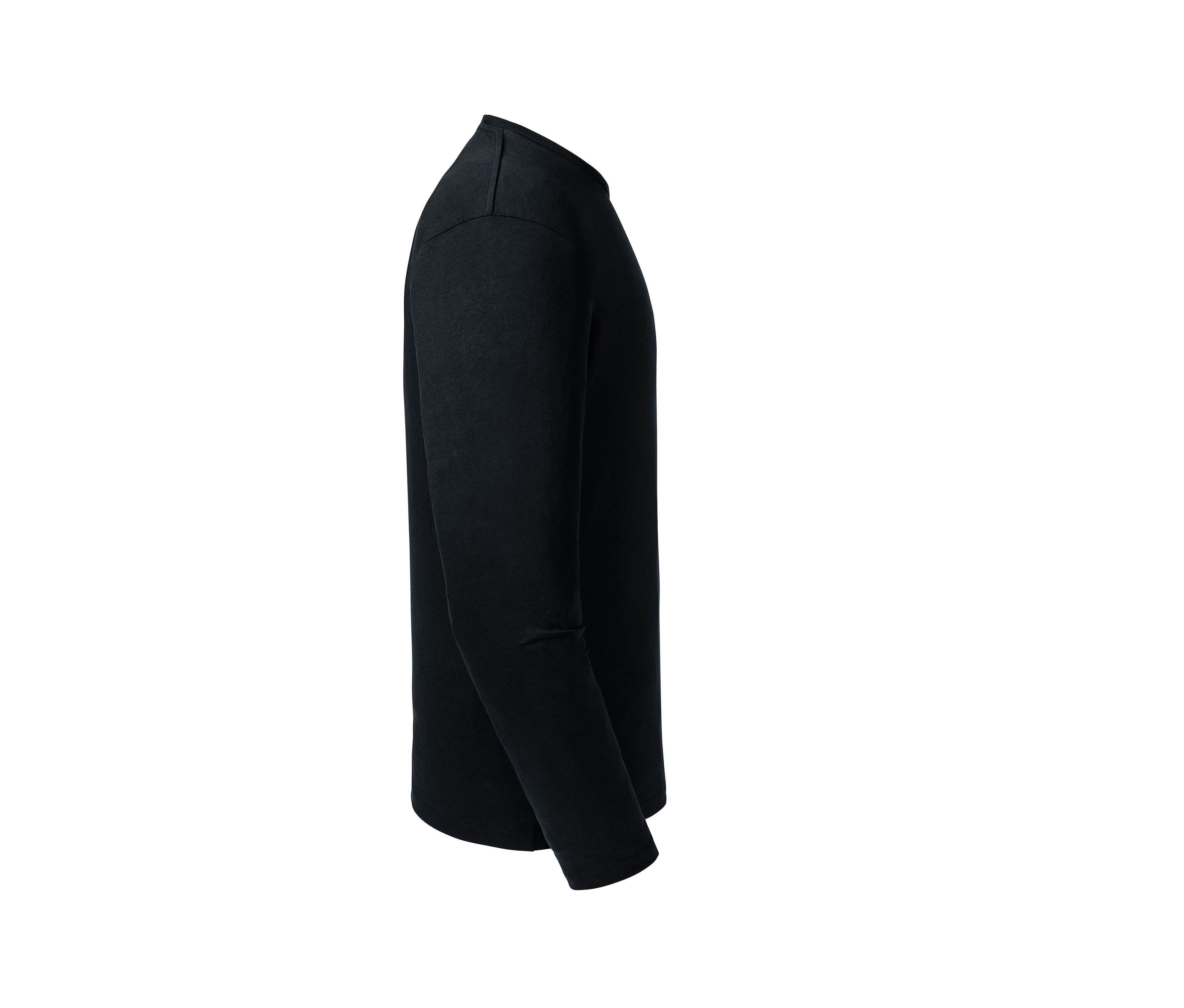 Tee-Shirt Organique Manches Longues Homme - Black