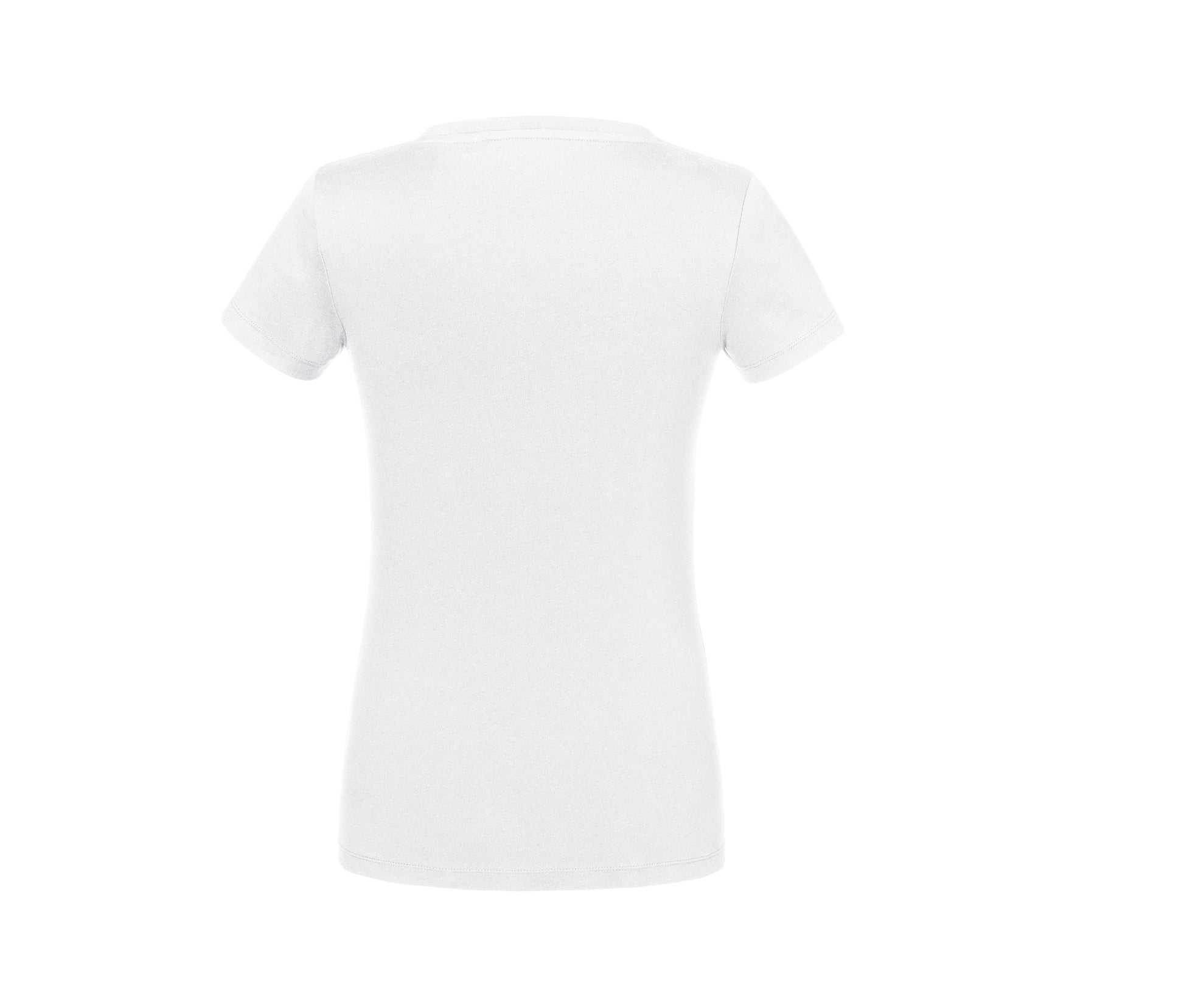 Tee-Shirt Organique Col V Femme - White