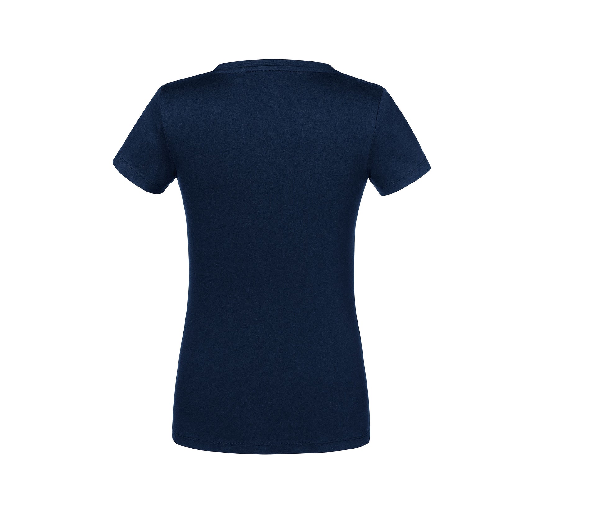 Tee-Shirt Organique Col V Femme - French Navy
