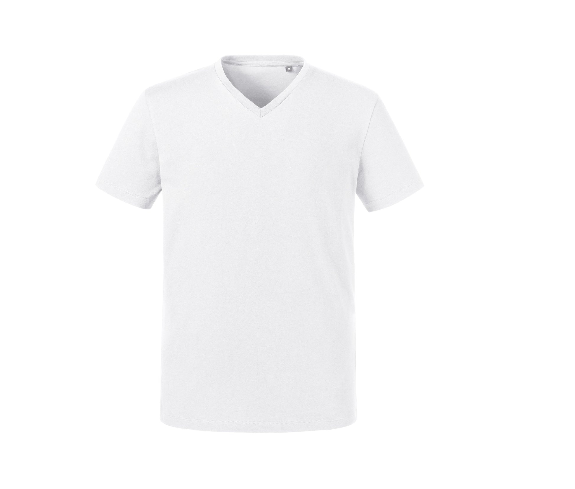 Tee-Shirt Organique Col V Homme - White