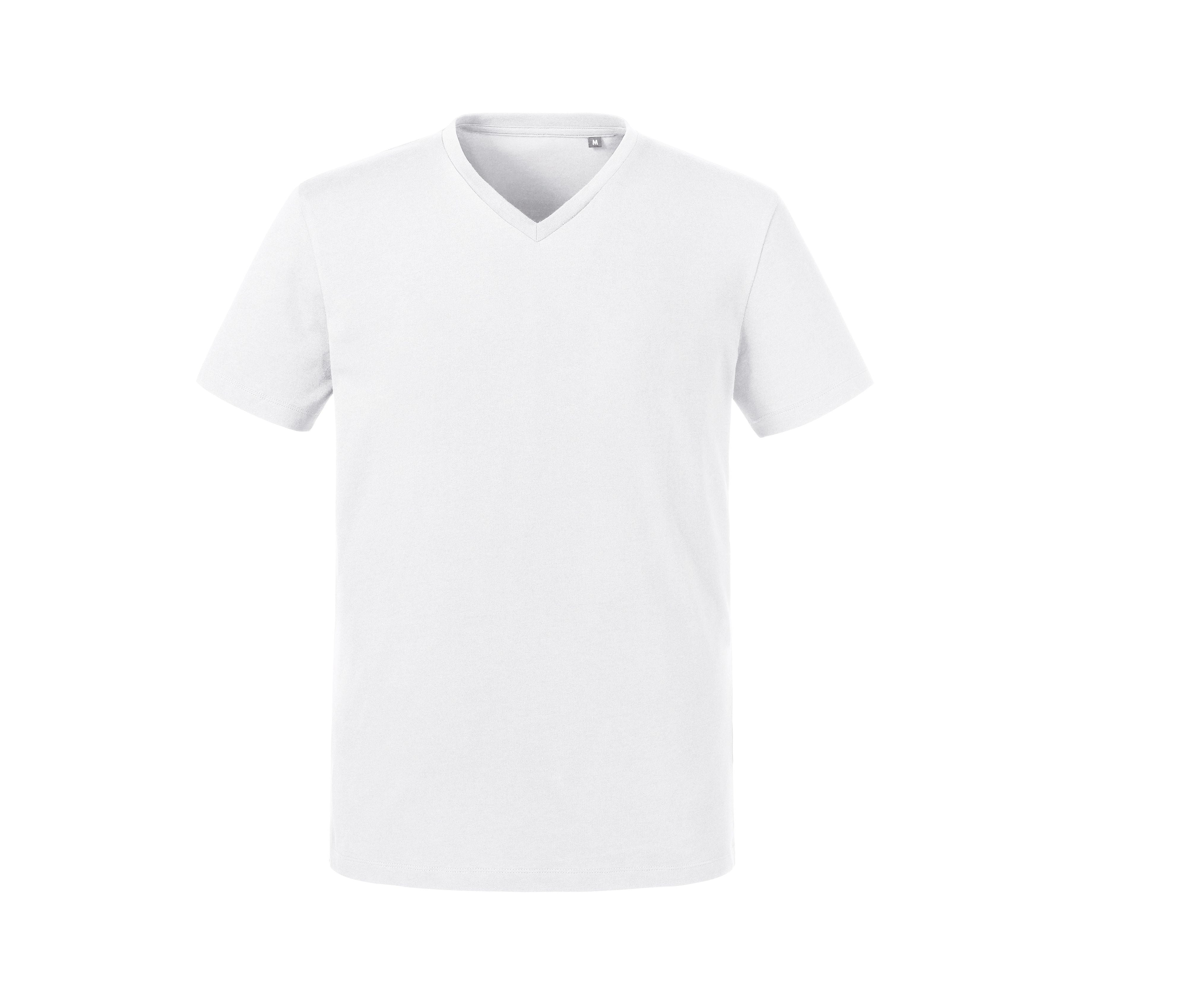 Tee-Shirt Organique Col V Homme - White