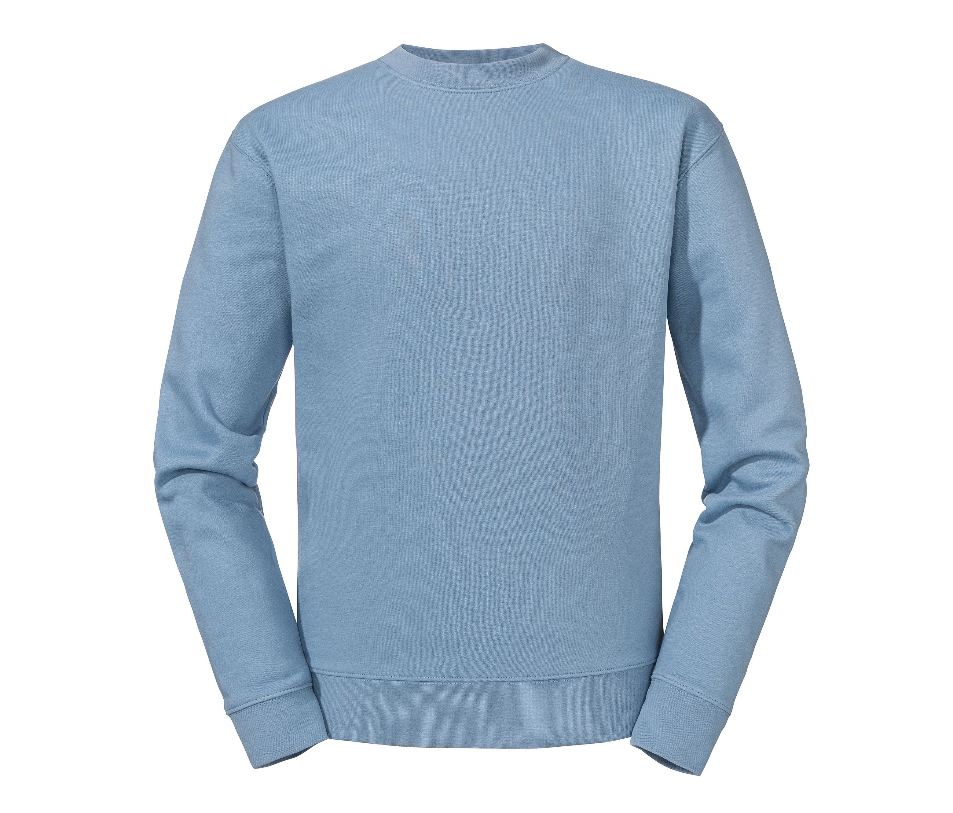 Sweat Col Rond Unisexe - Mineral Blue