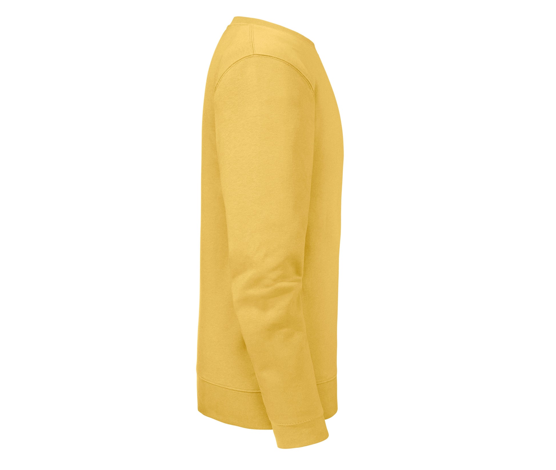 Sweat Col Rond Unisexe - Mustard Yellow