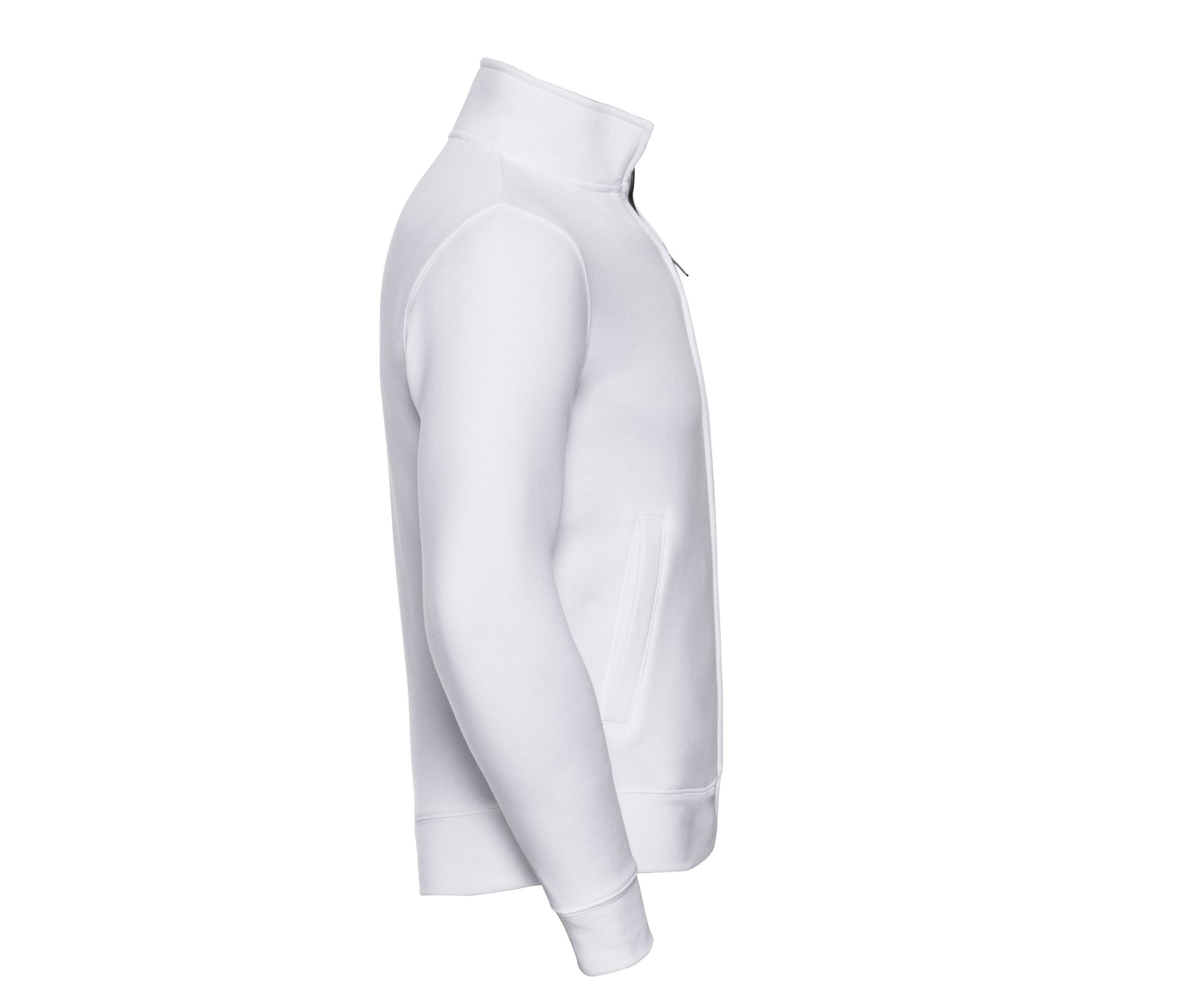 Sweat Homme Grand Zip - White