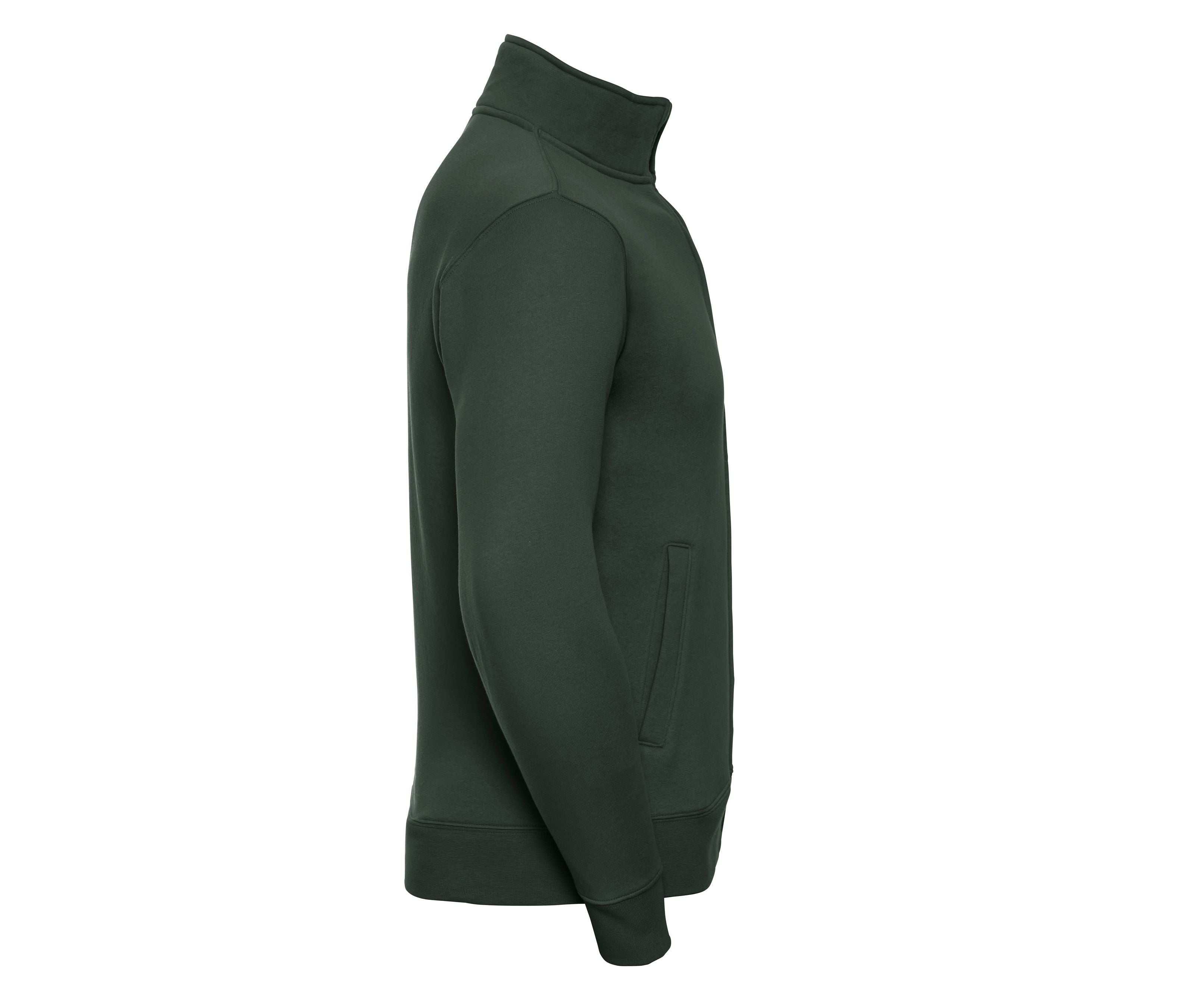 Sweat Homme Grand Zip - Bottle Green