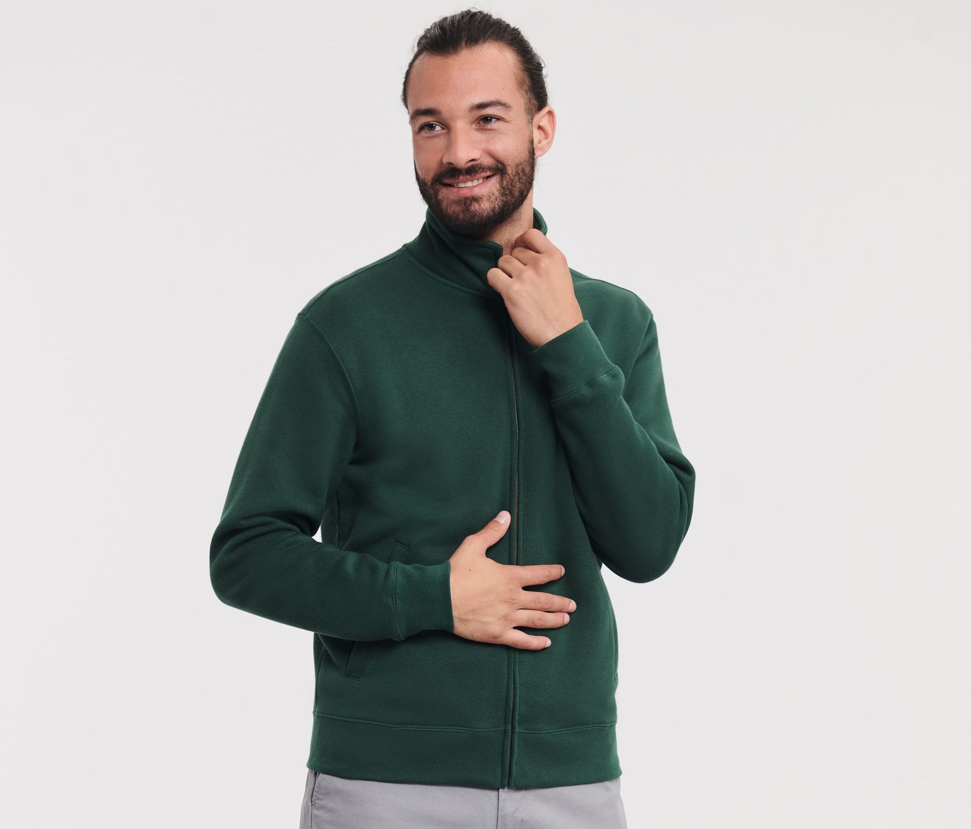 Sweat homme grand zip