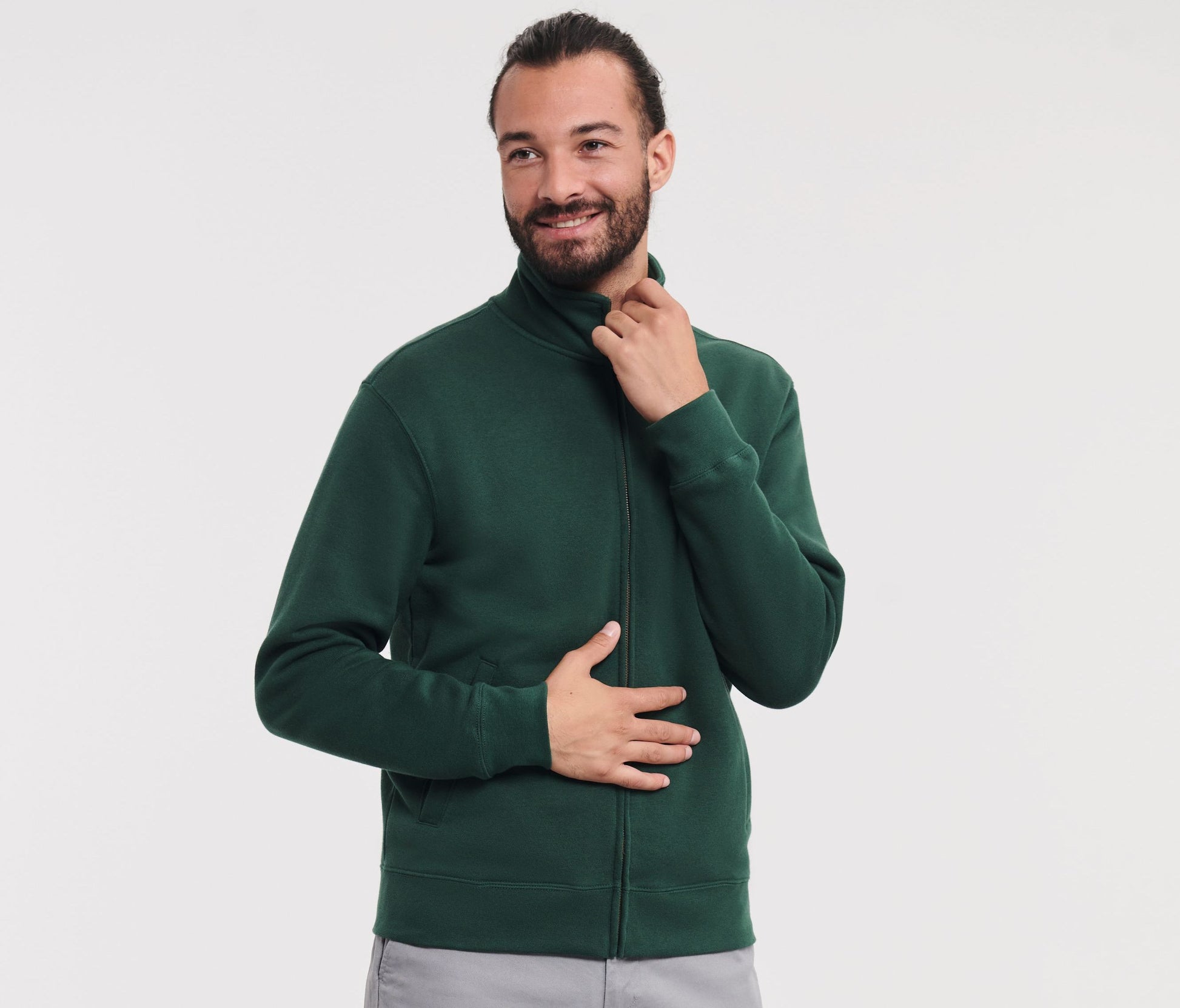 Sweat homme grand zip