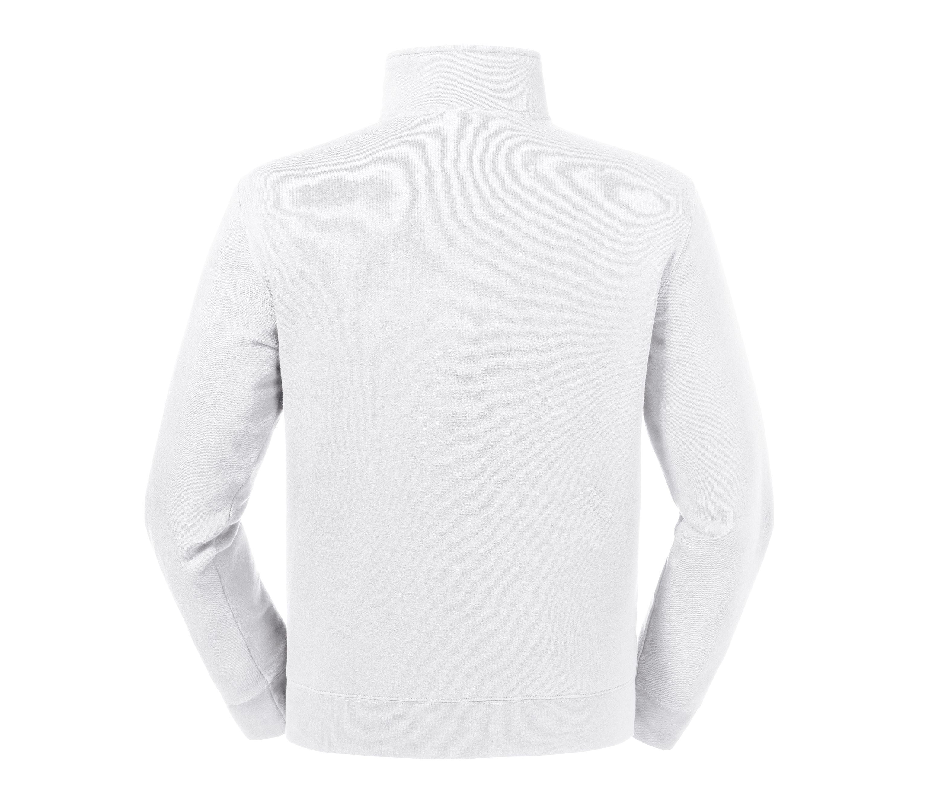 Sweat Col Zippé Authentic - White