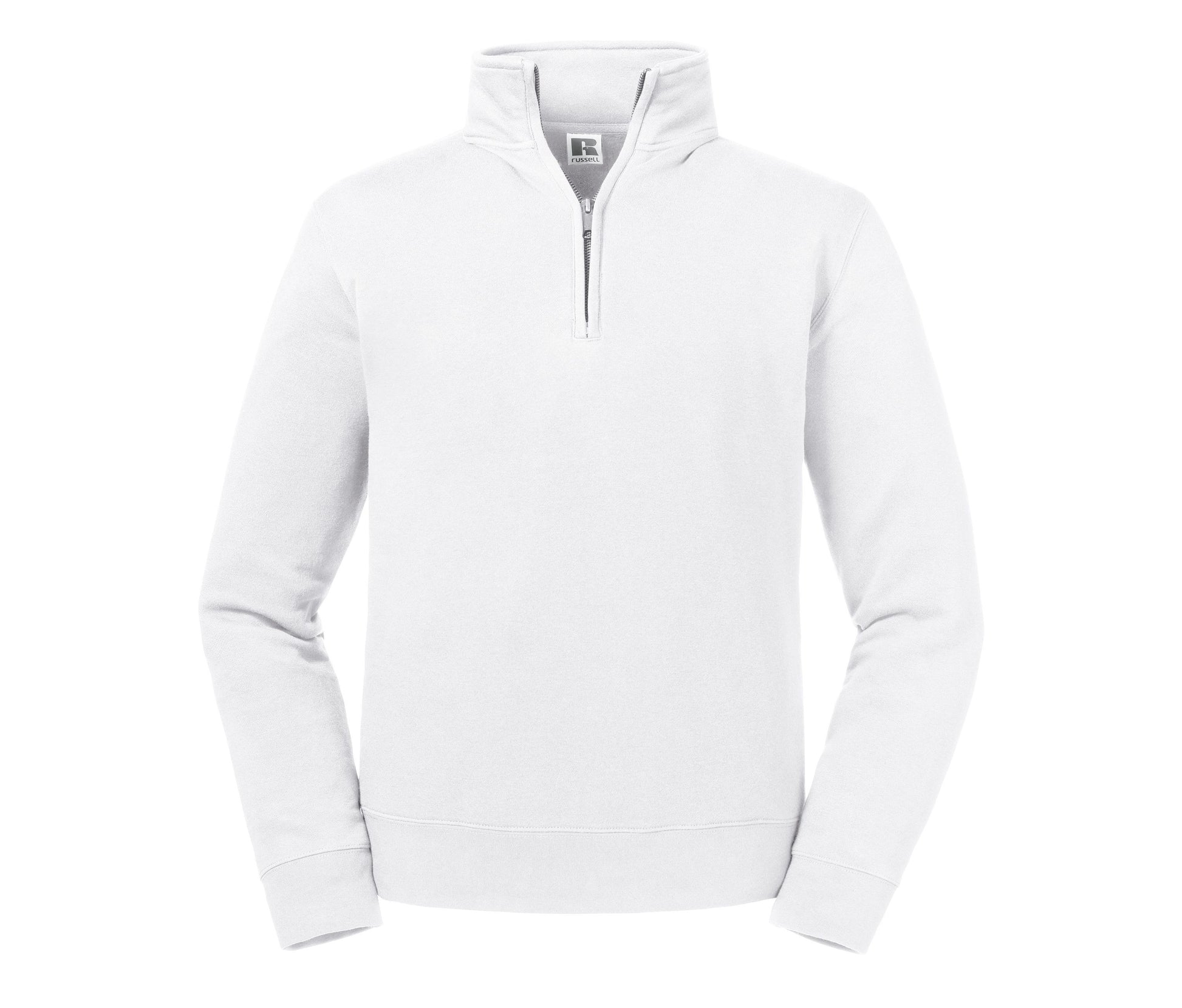 Sweat Col Zippé Authentic - White