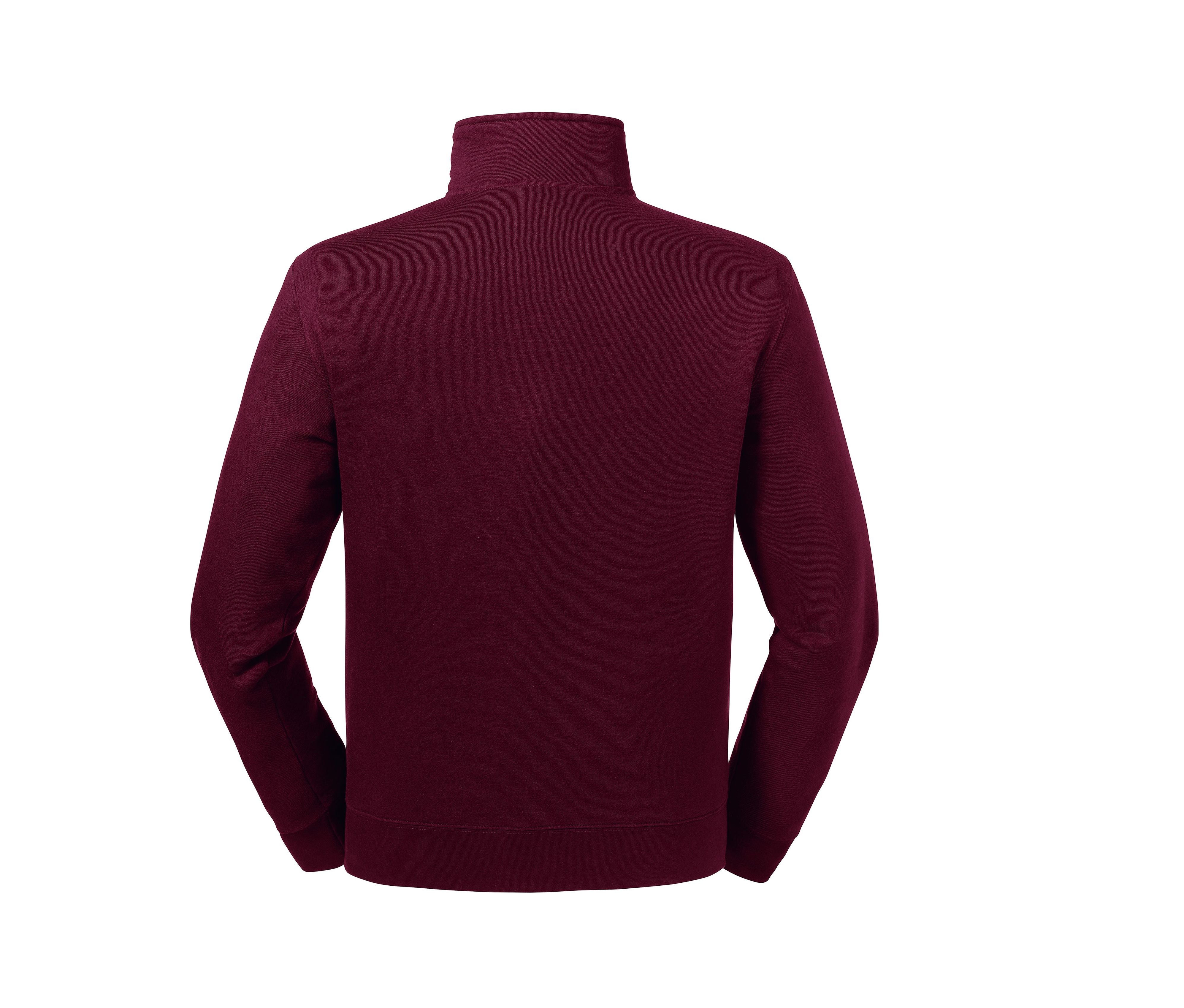 Sweat Col Zippé Authentic - Burgundy