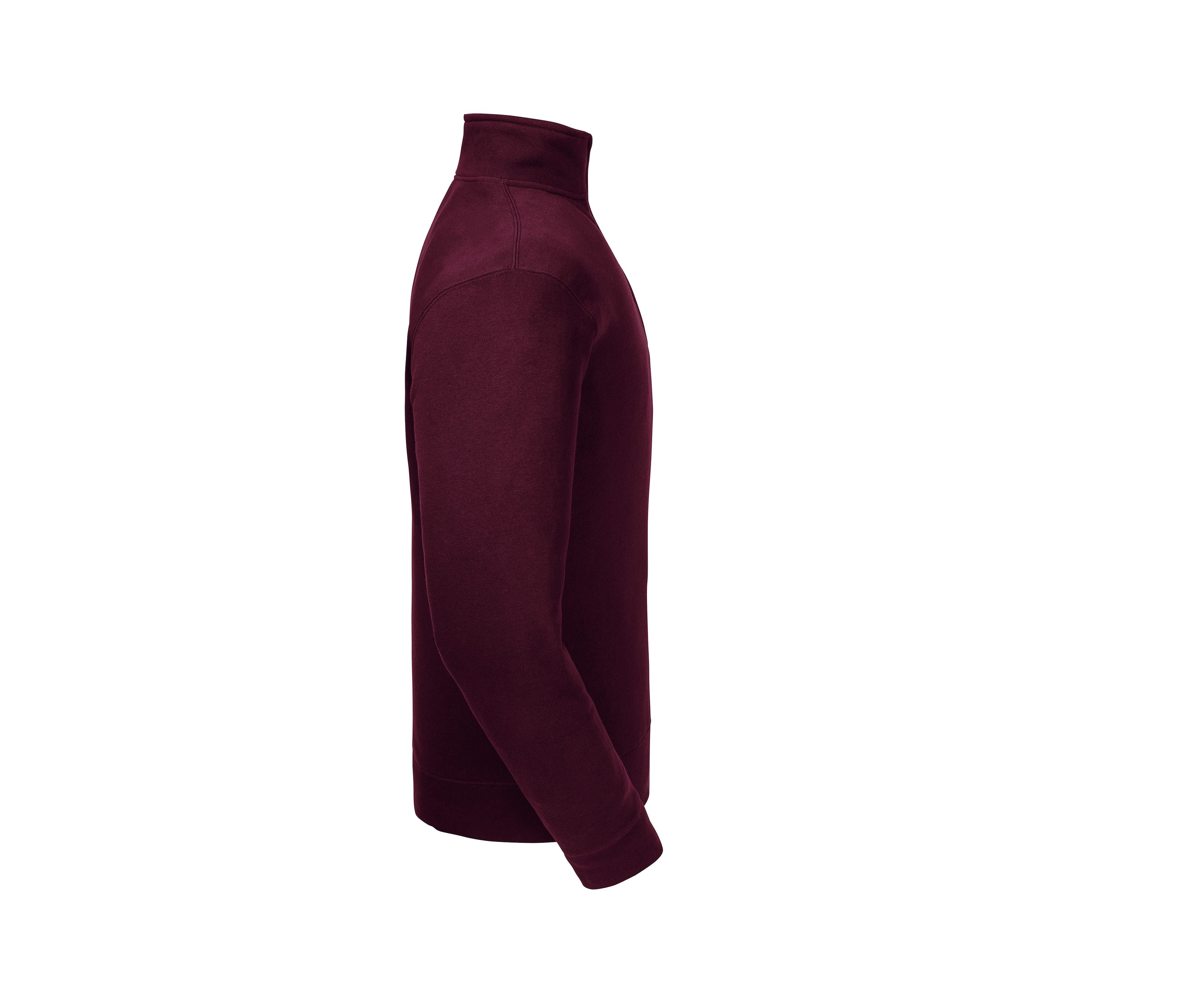 Sweat Col Zippé Authentic - Burgundy