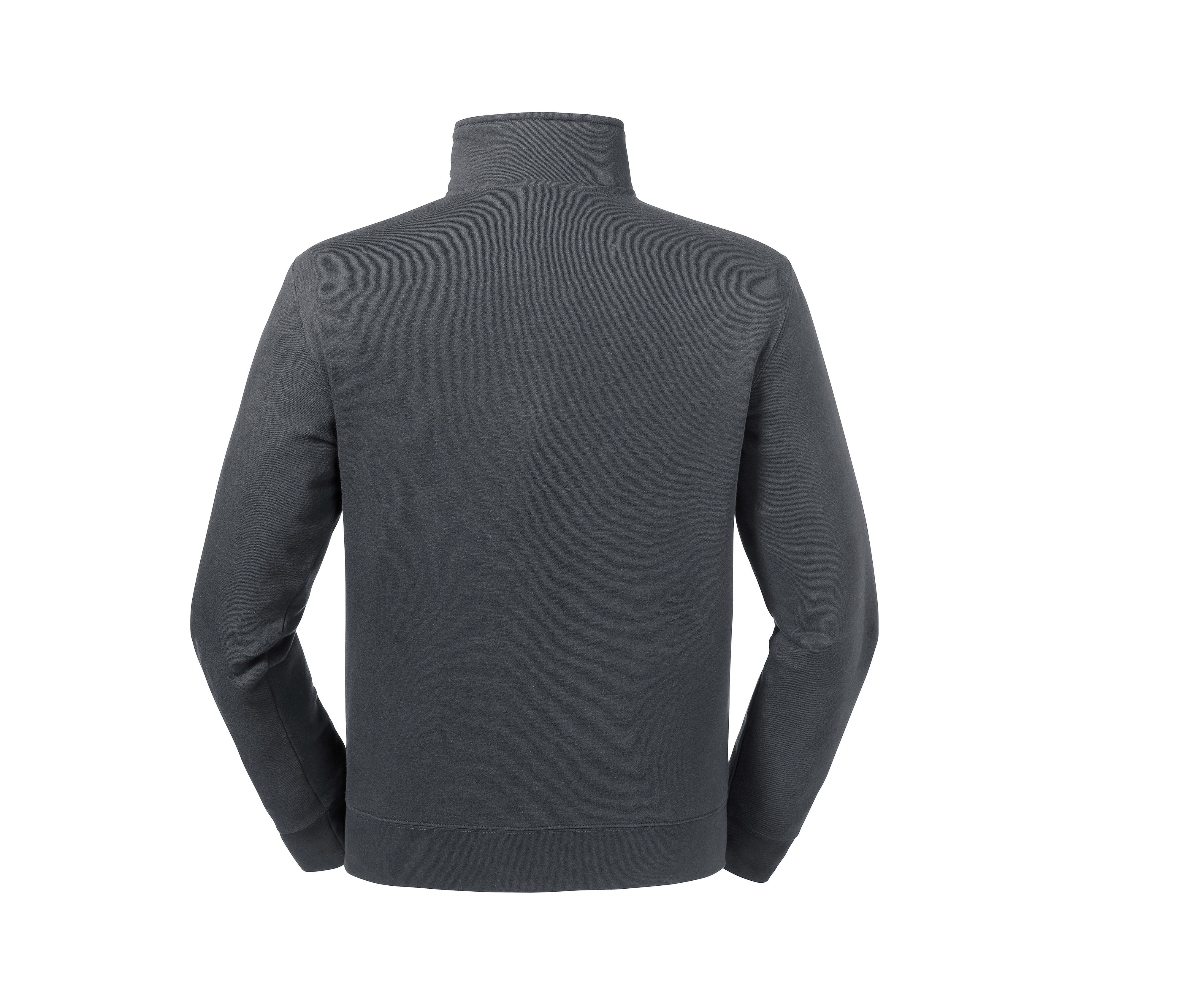 Sweat Col Zippé Authentic - Convoy Grey